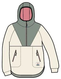 Juana Polar Hooded Fleece - Oatmeal - Image 8