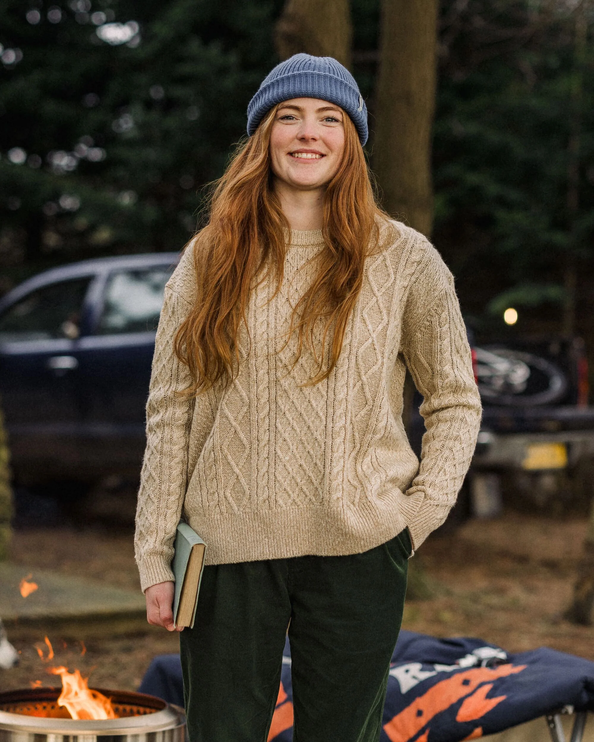 Juniper Knitted Jumper - Biscuit