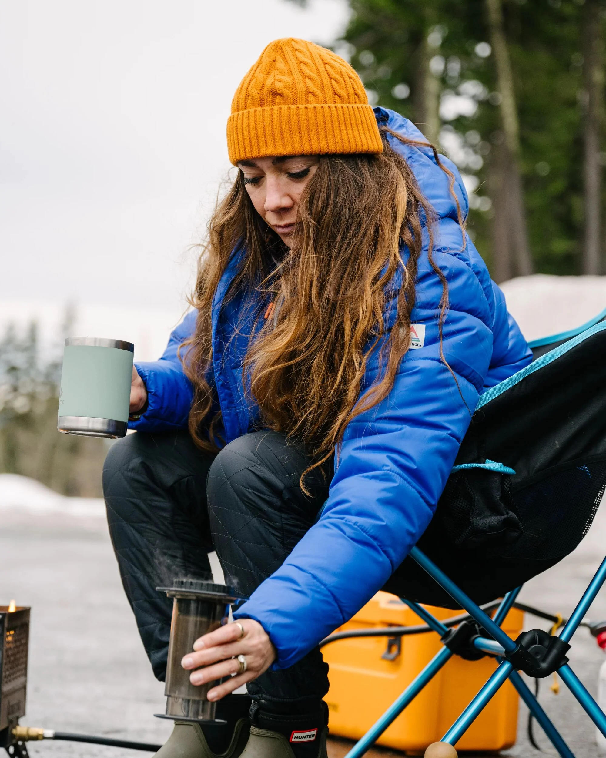 Kai Insulated Jacket - Azure Blue