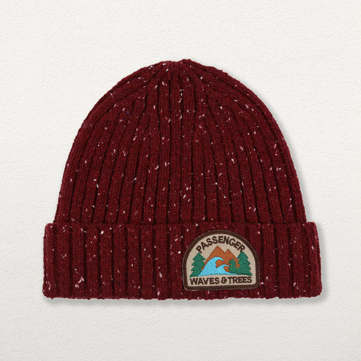 Katira Rib Knit Beanie - Russet - Image 7