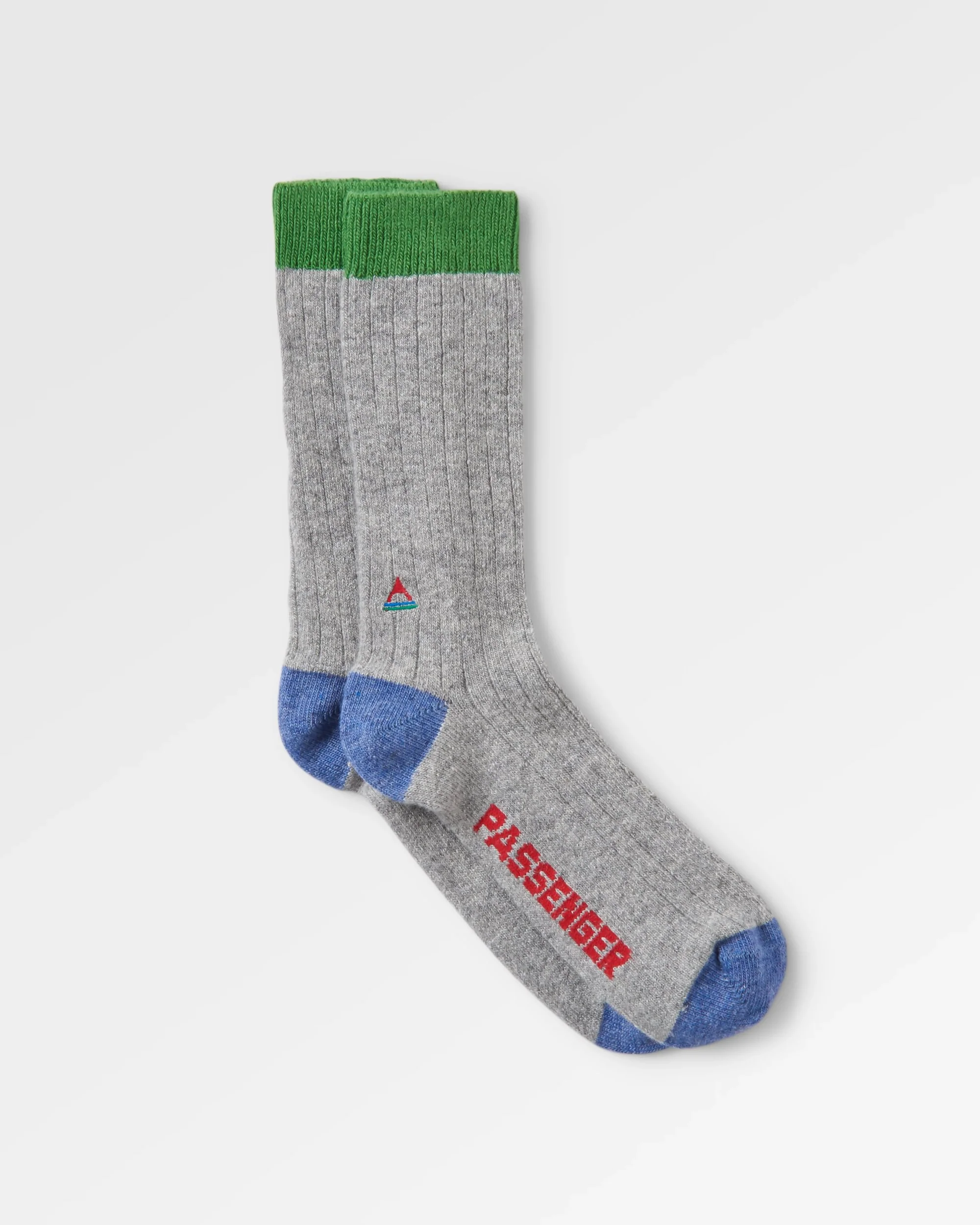 Koa Crew Sock - Grey Marl