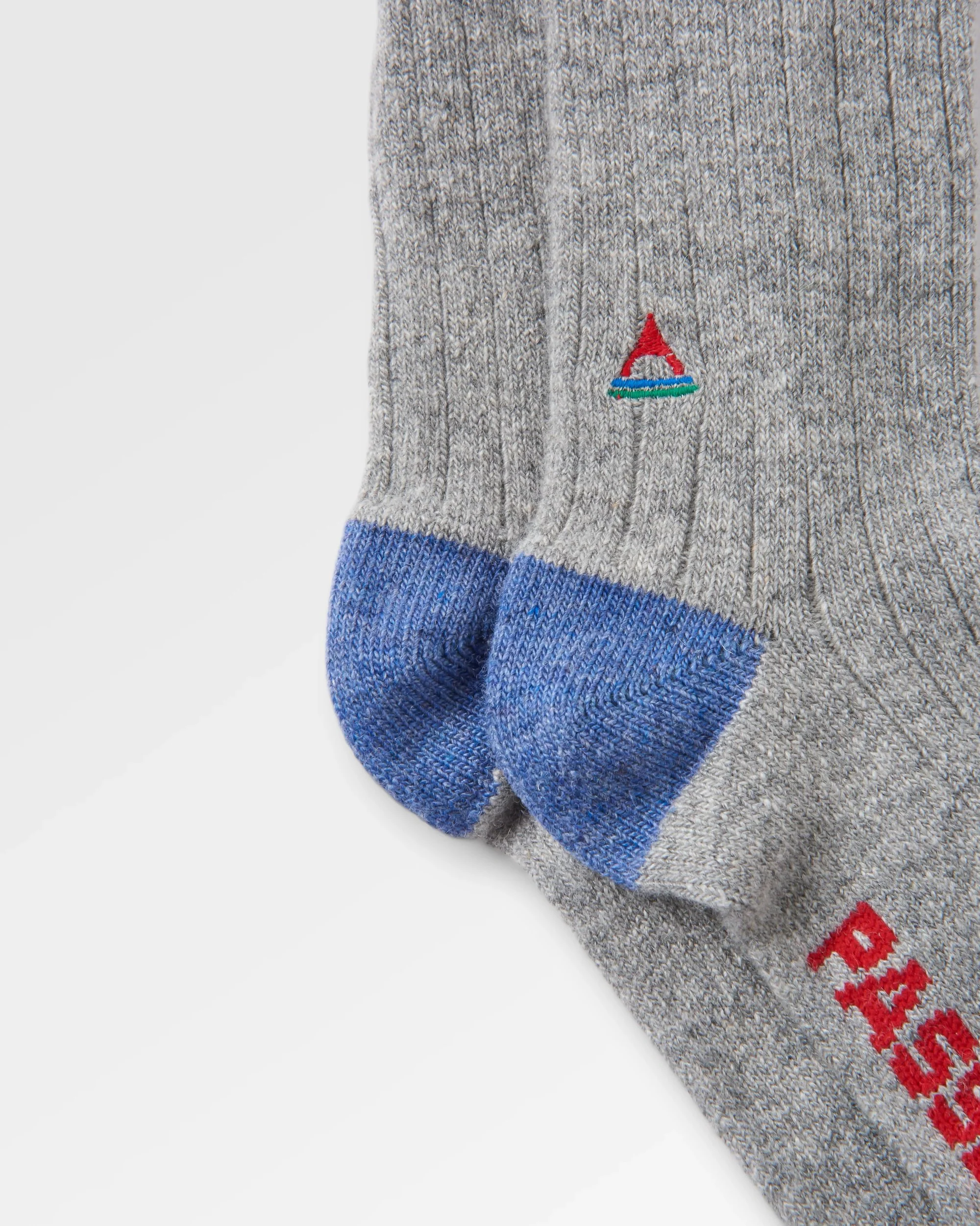 Koa Crew Sock - Grey Marl - Image 2