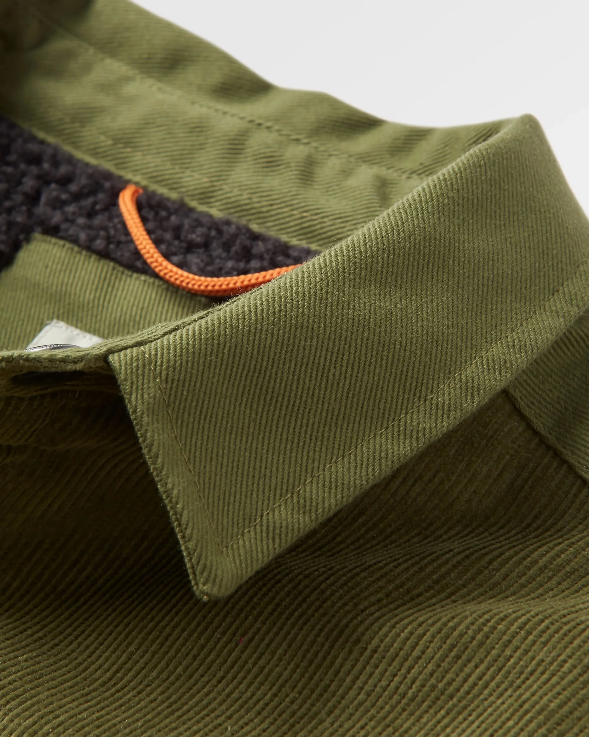Kodiak Sherpa Lined Cord Overshirt - Khaki - Image 8