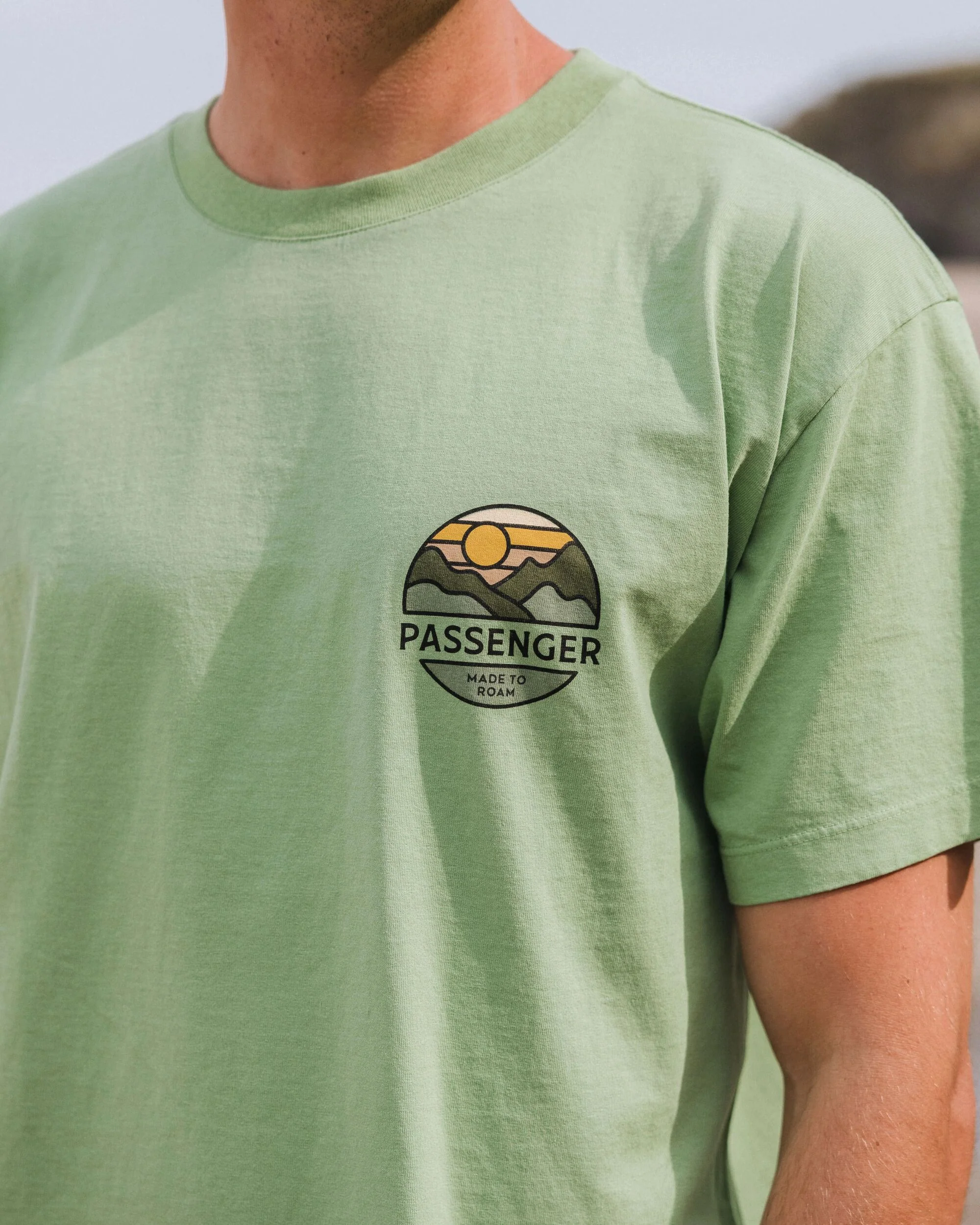 Laidback Relaxed Fit T-Shirt - Stem Green - Image 4