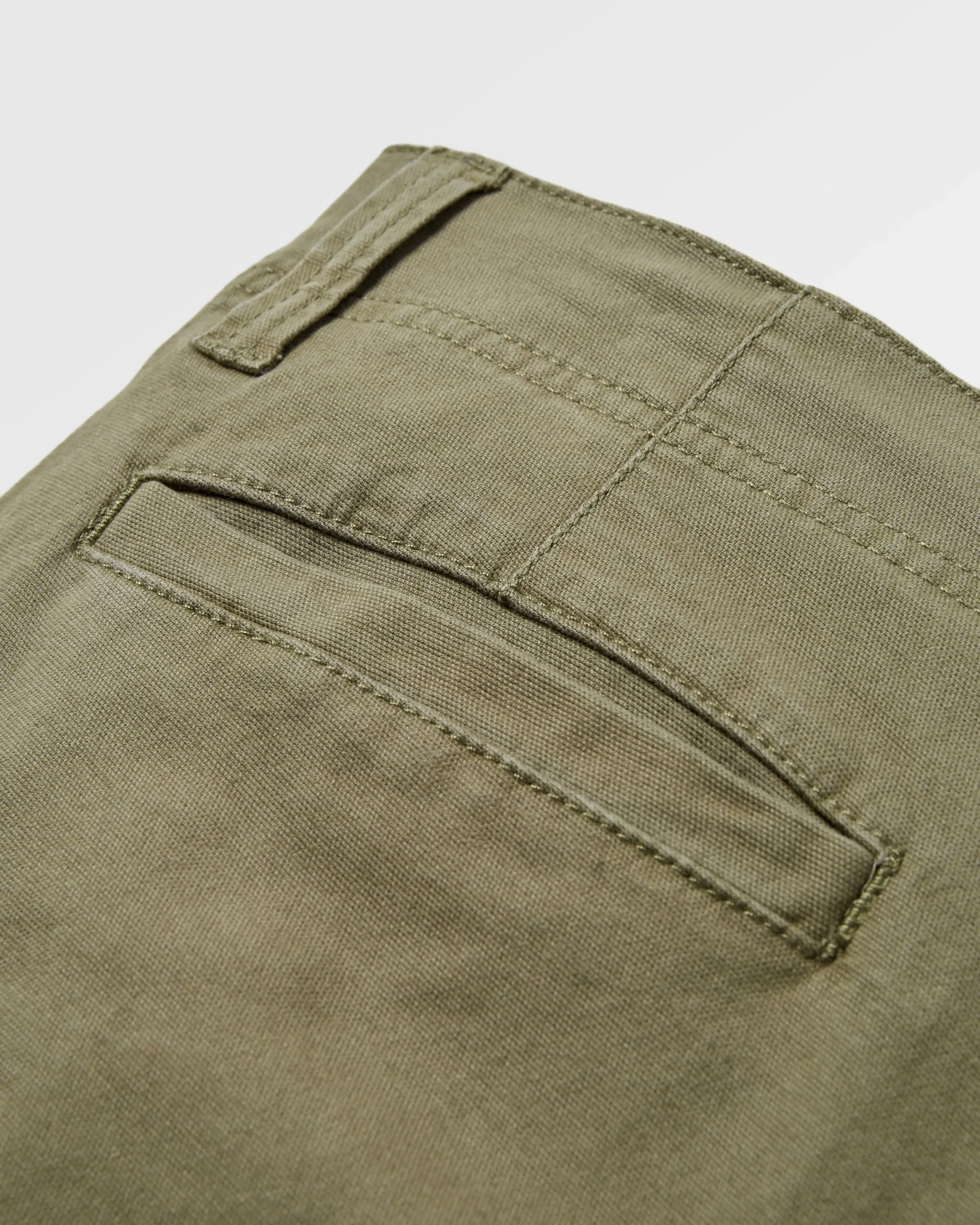 Lakeside Cargo Cotton Short - Dusty Olive - Image 9