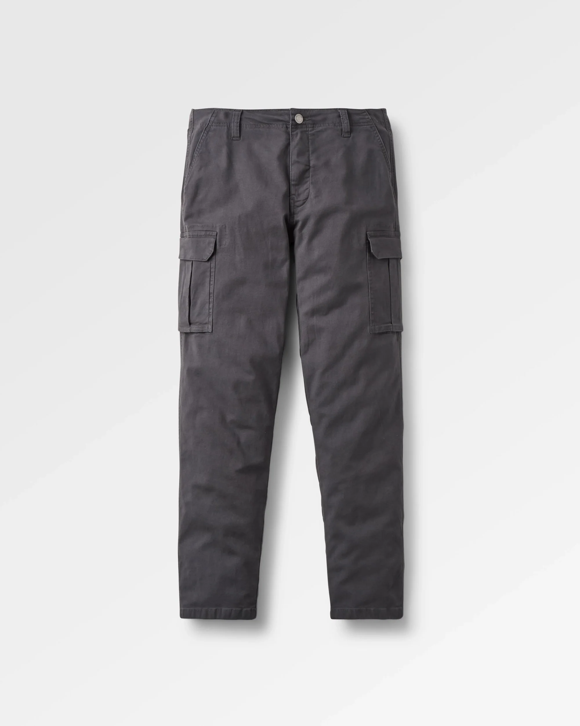 Lakeside Cargo Cotton Trouser - Faded Black - Image 2