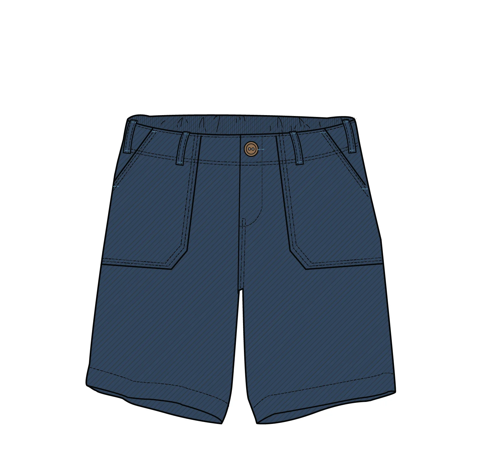 Lani Light Short - Dark Denim - Image 9