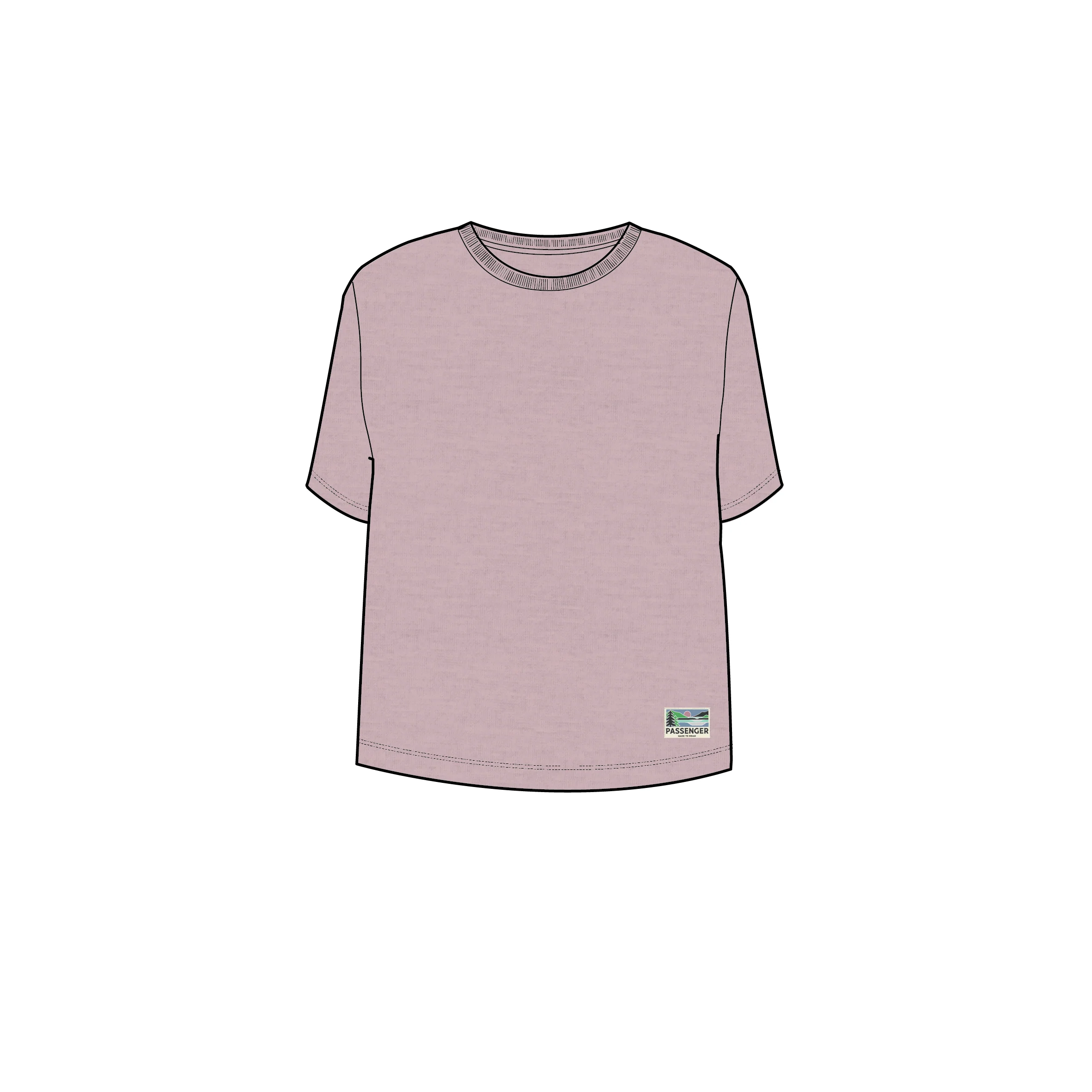Legacy T-Shirt - Pink Haze Marl - Image 6