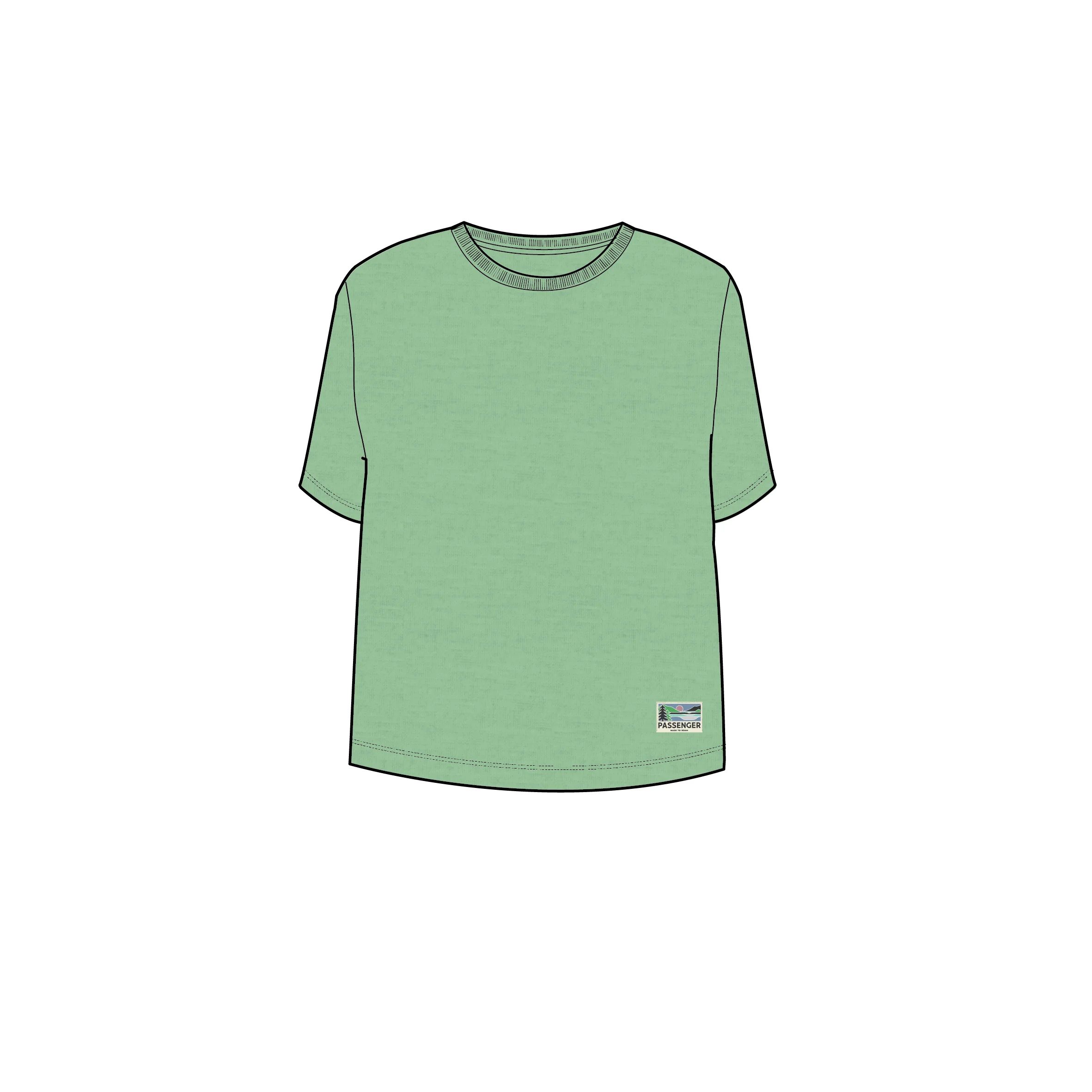 Legacy T-Shirt - True Green Marl - Image 9