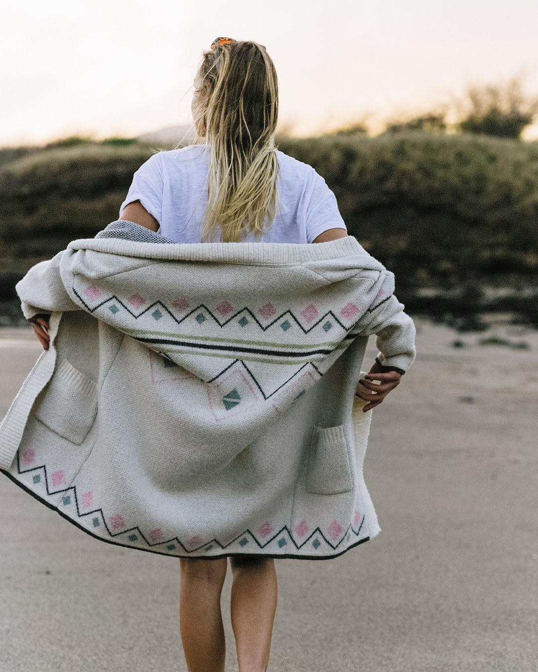 Leif Yarn Cardigan - Off White - Image 7