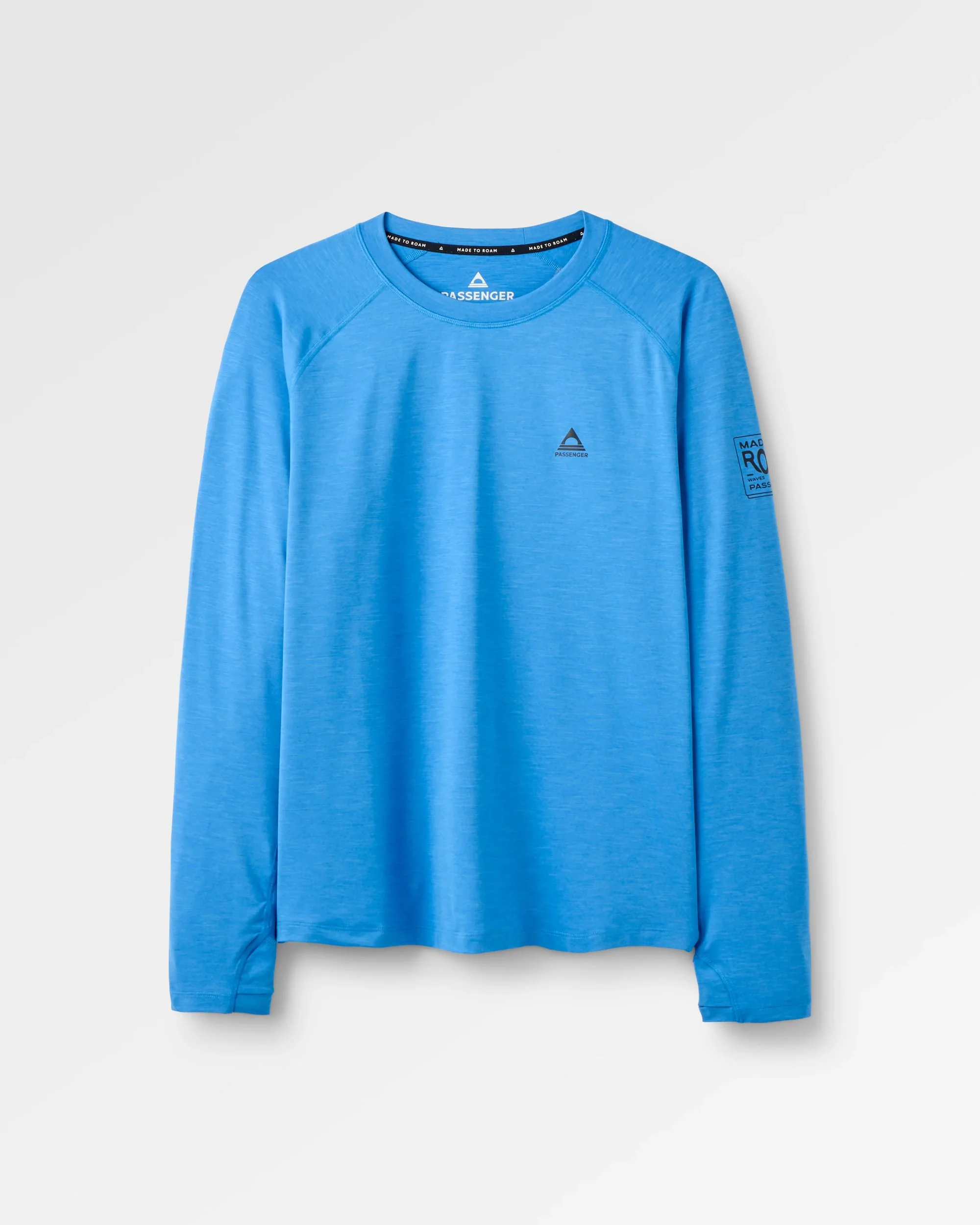 Light Ray Lightweight UPF50 LS T-Shirt - Marine Blue Marl