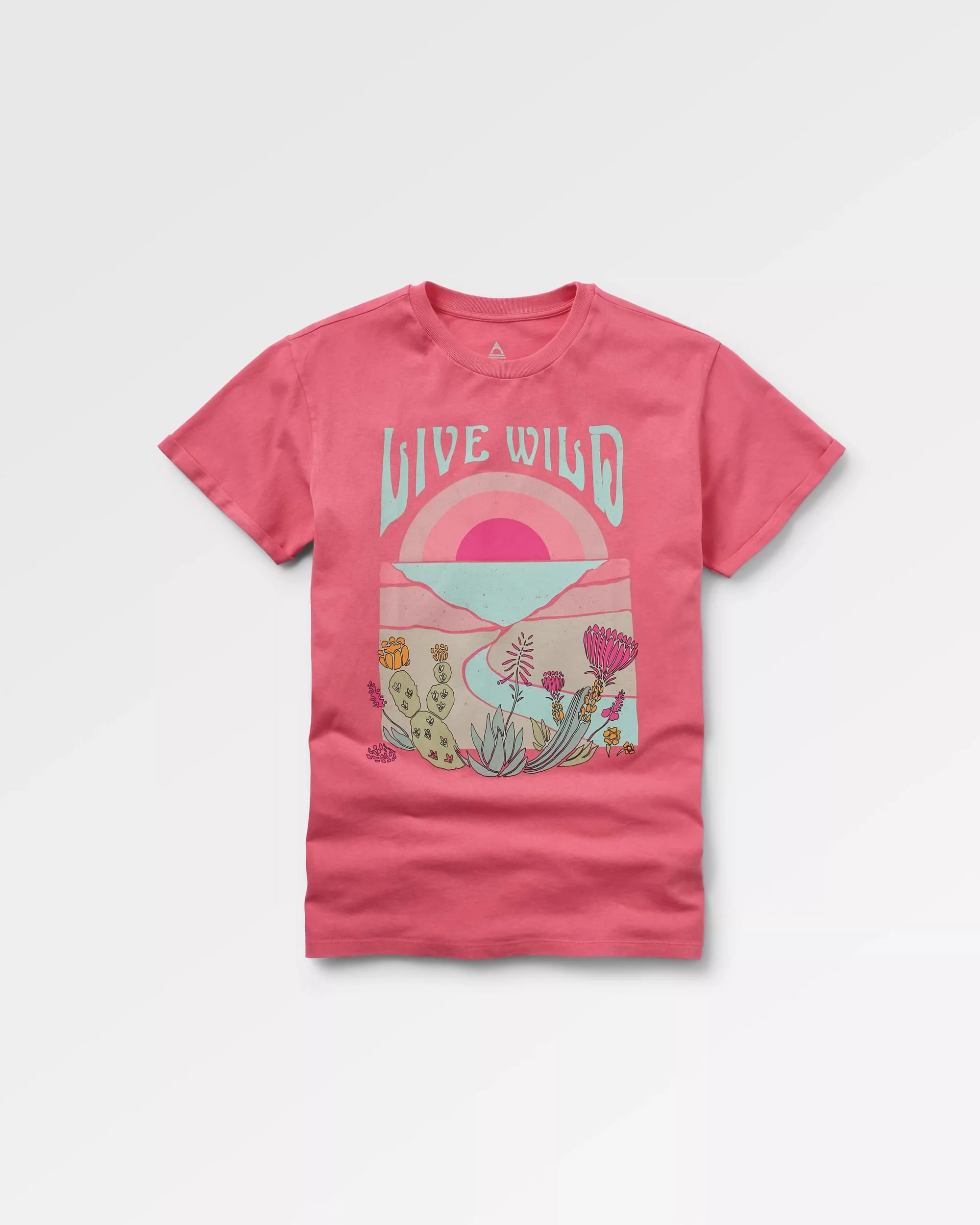 Live Wild T-Shirt - Soft Rose