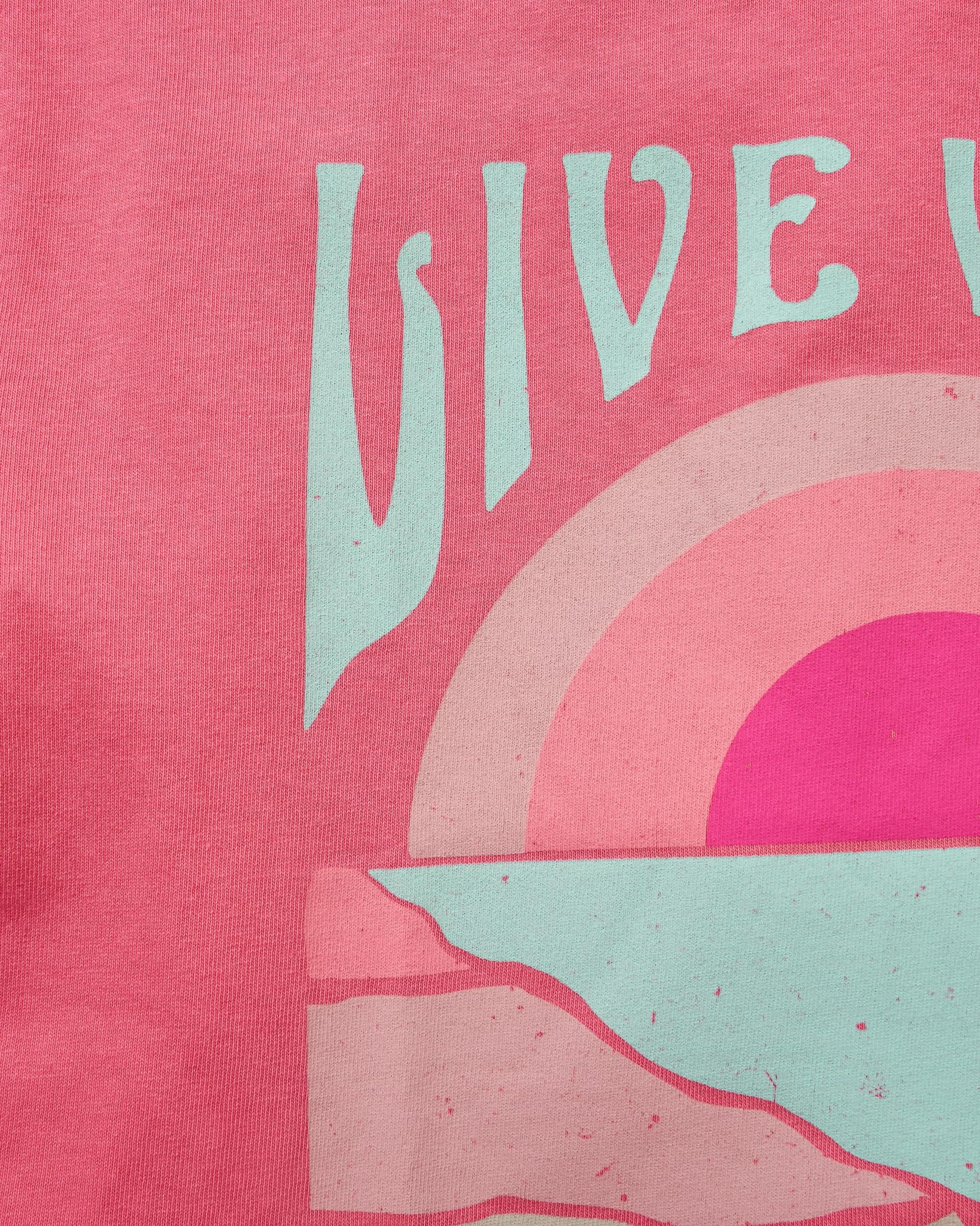 Live Wild T-Shirt - Soft Rose - Image 2