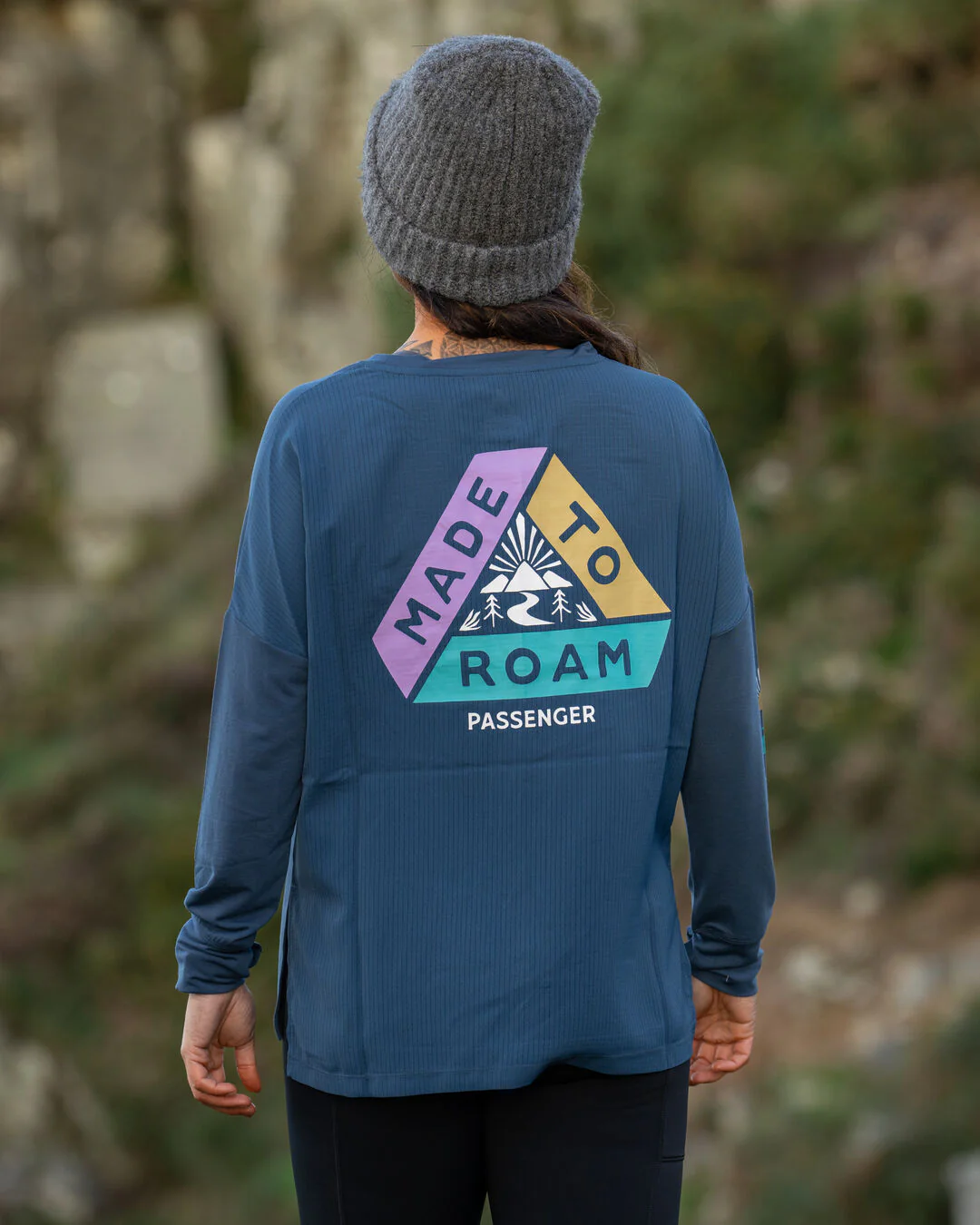 Lotus Active LS Top - Dark Denim - Image 3