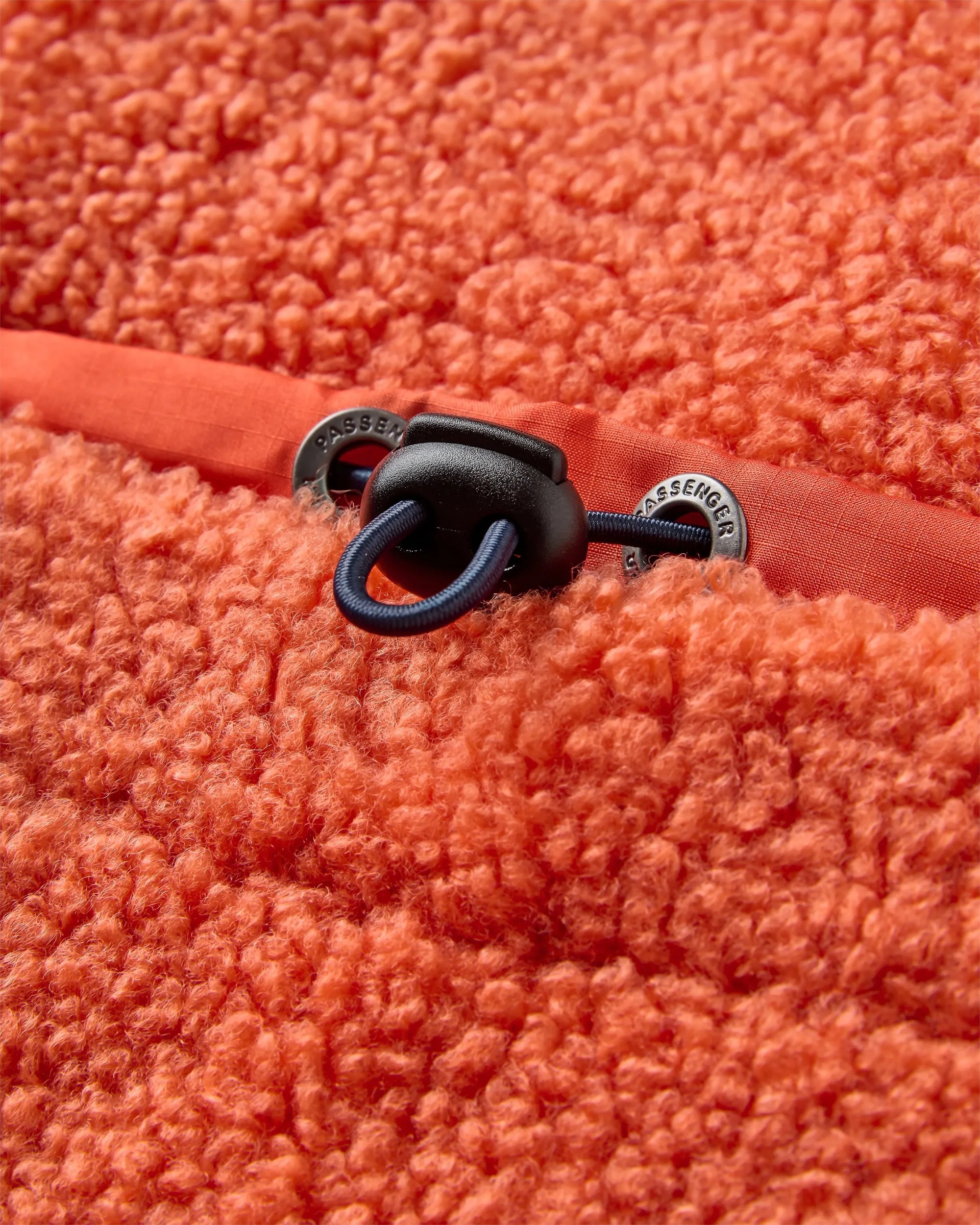 Lucia Sherpa Fleece - Chilli - Image 2