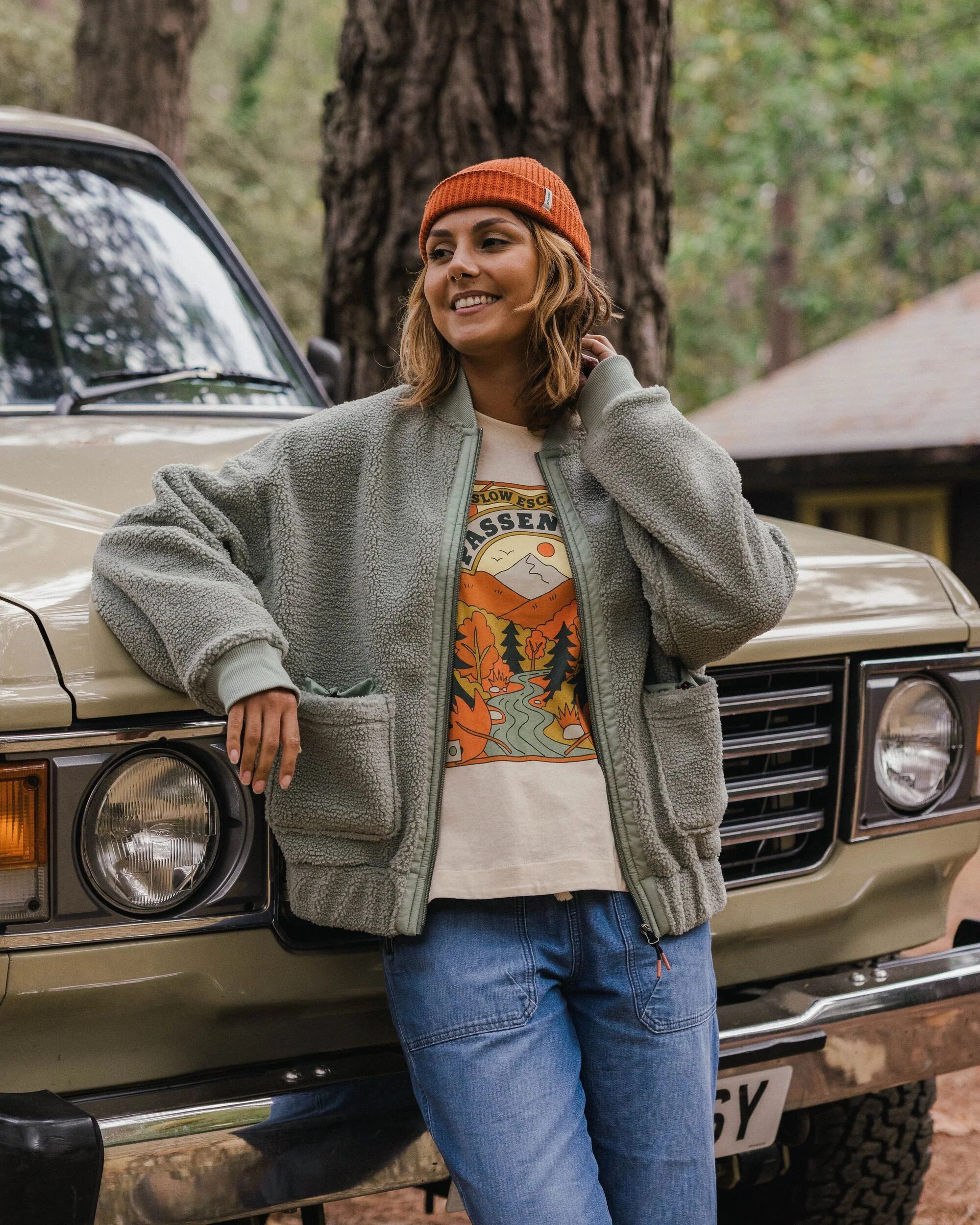 Lucia Sherpa Fleece - Pistachio