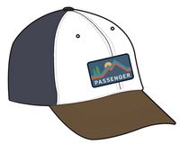 Made To Roam Mesh Snapback Cap - Rich Navy/Rubber - Image 5