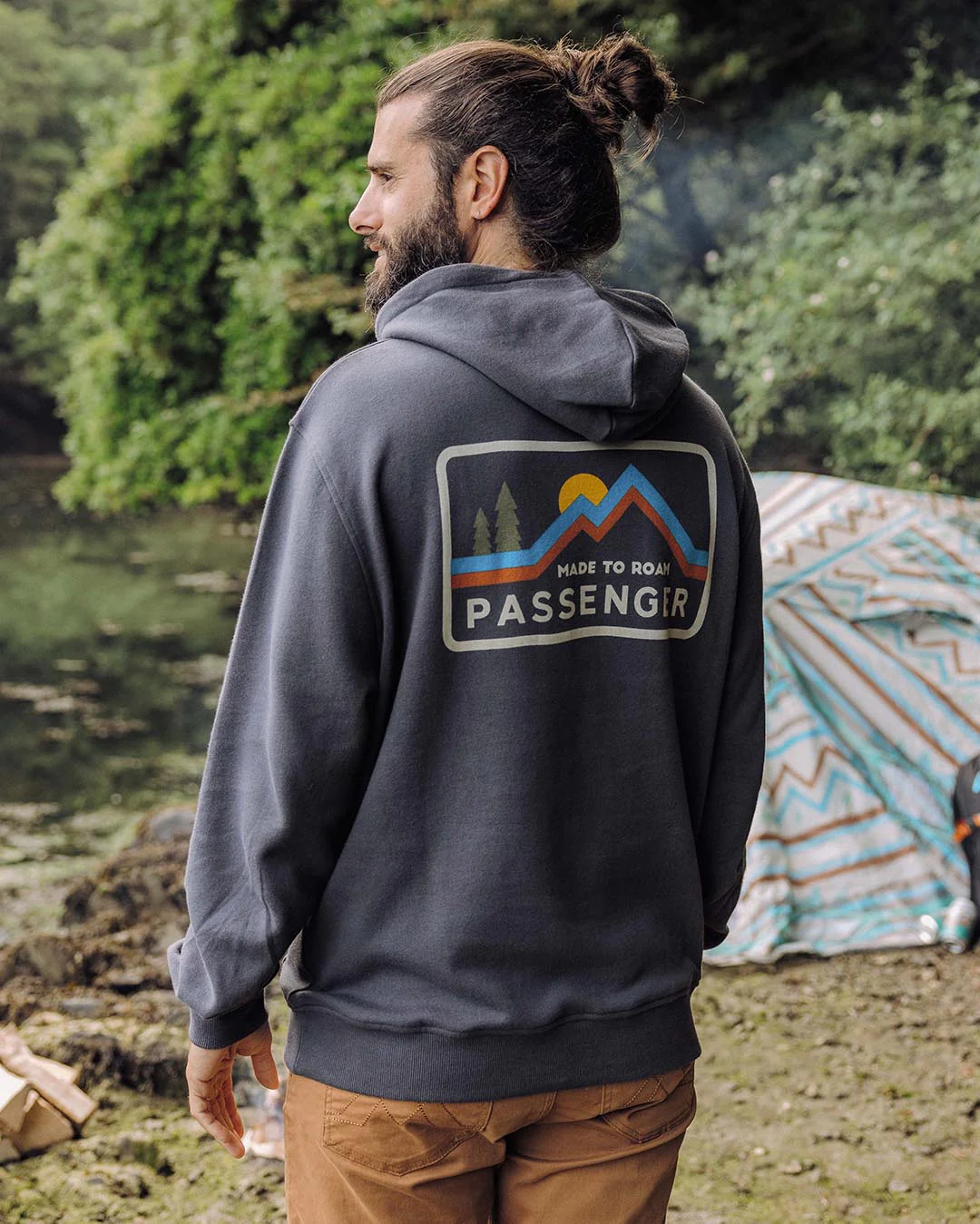 Made To Roam Hoodie - Faded Black