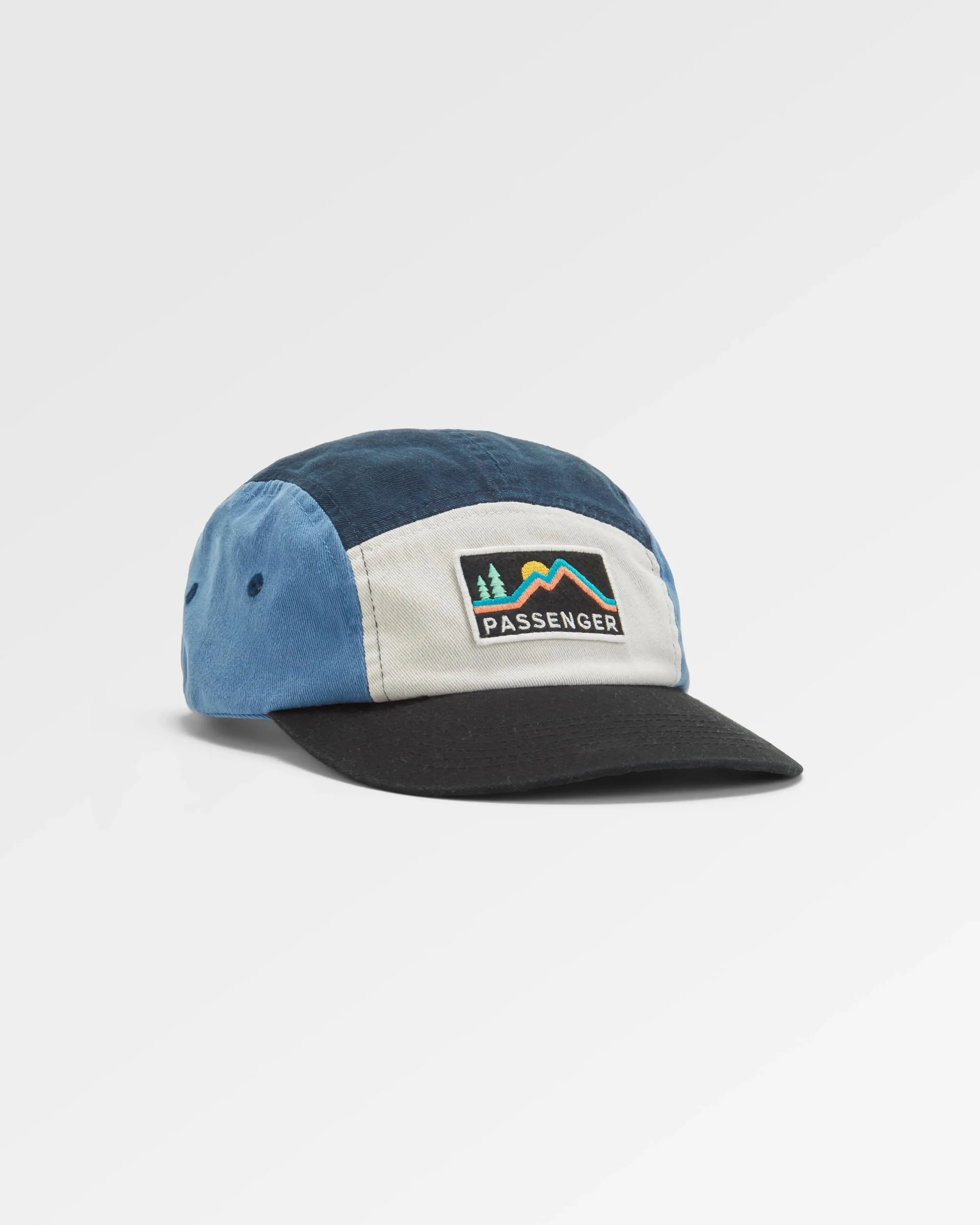 Made To Roam 5 Panel Cap - Charcoal Multi
