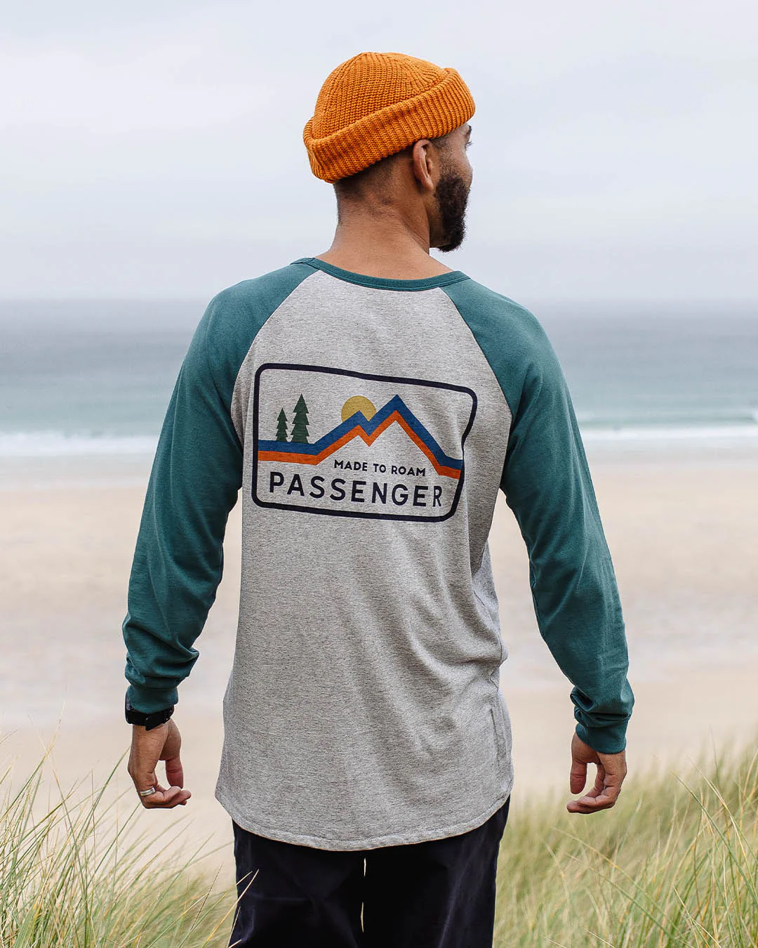 Made To Roam LS T-Shirt - Grey Marl - Image 6