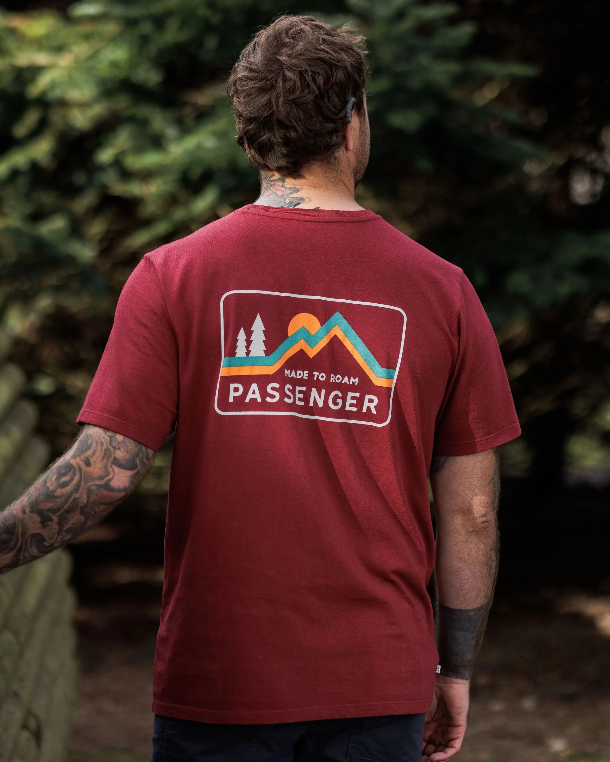 Made To Roam T-Shirt - Forest Berry - Image 4