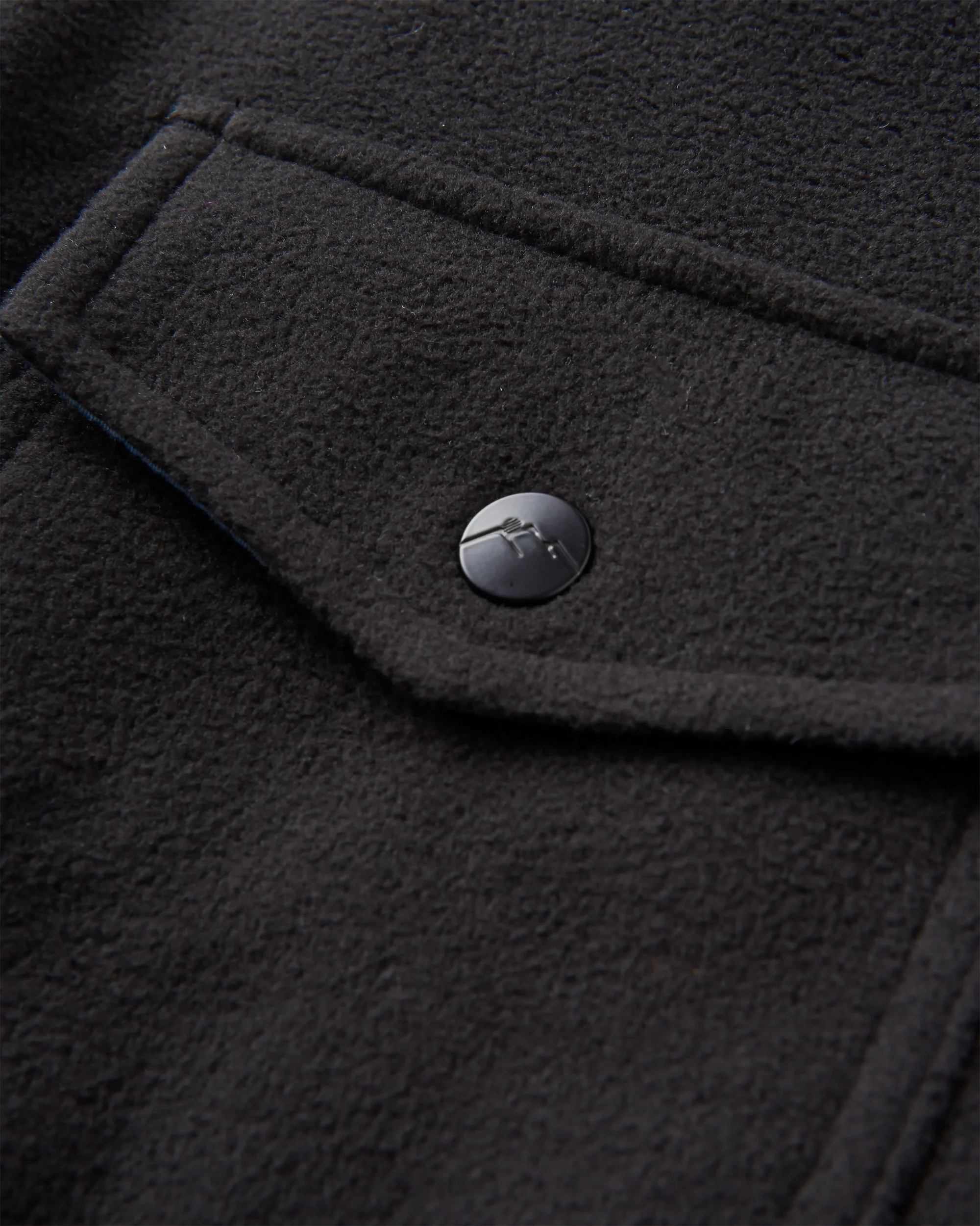 Maple Polar Fleece Shirt - Black - Image 5