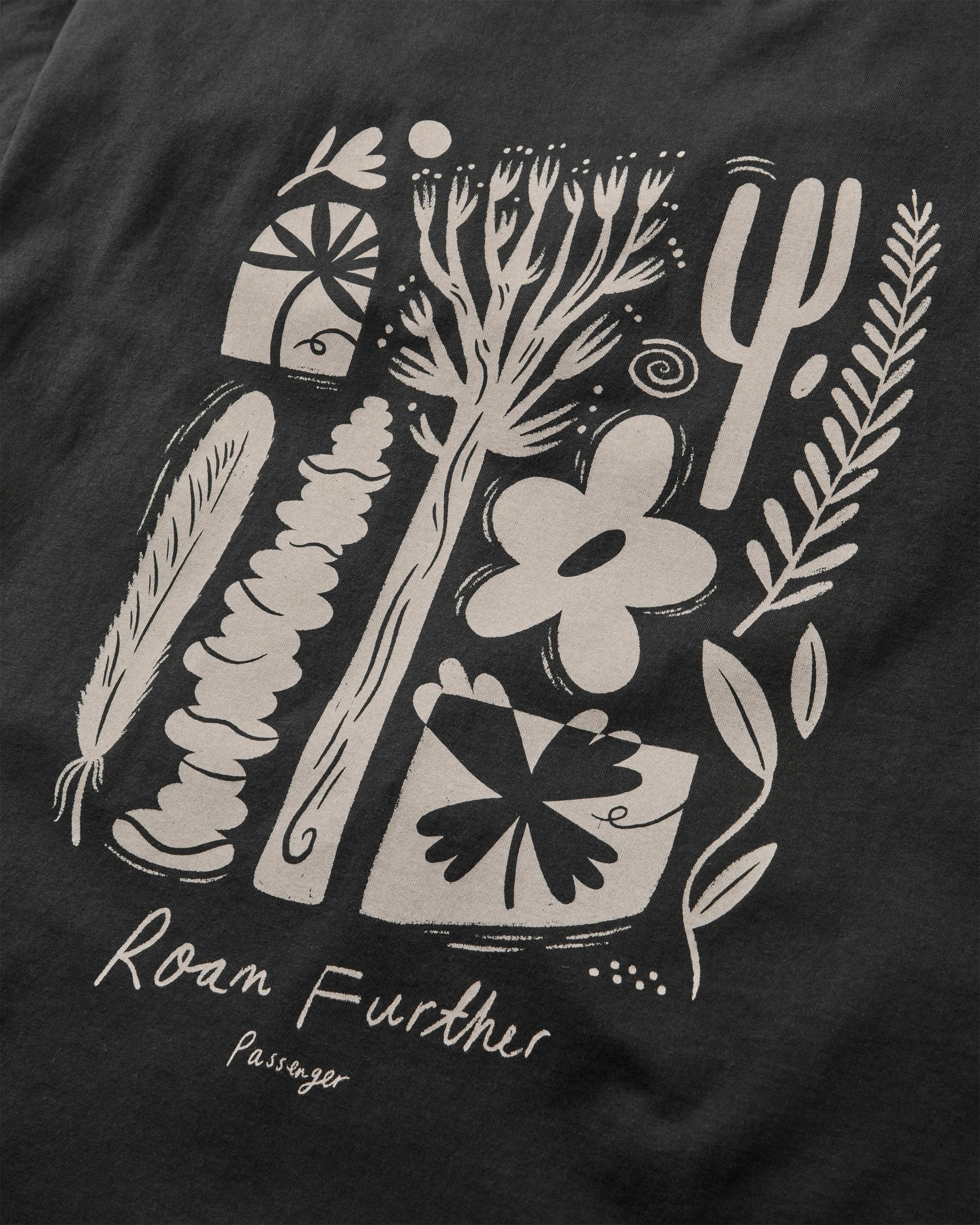 Men's Roam Further T-Shirt - Black - Image 5