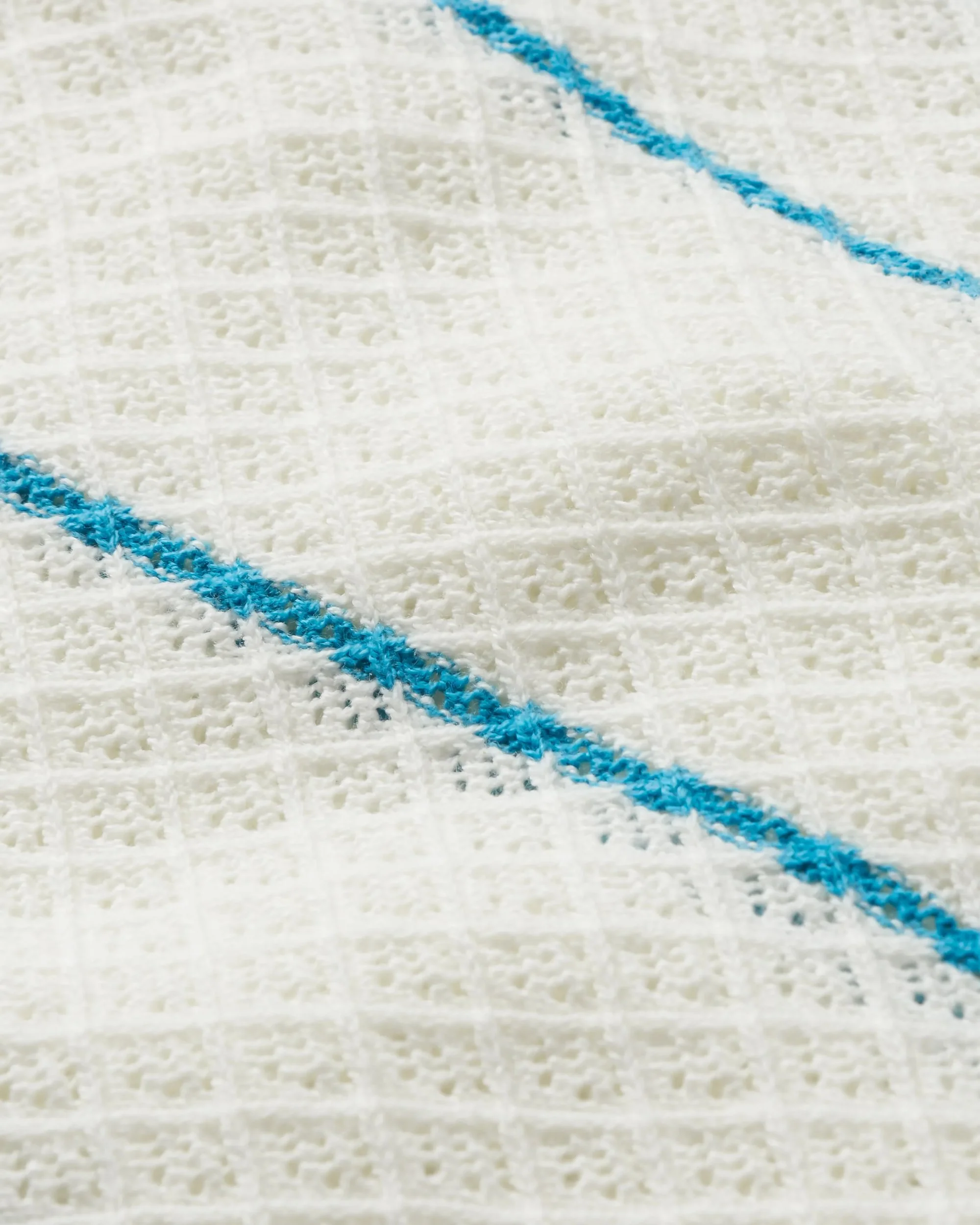 Migrate Organic Knitted Jumper - Blue Pool Stripe - Image 7