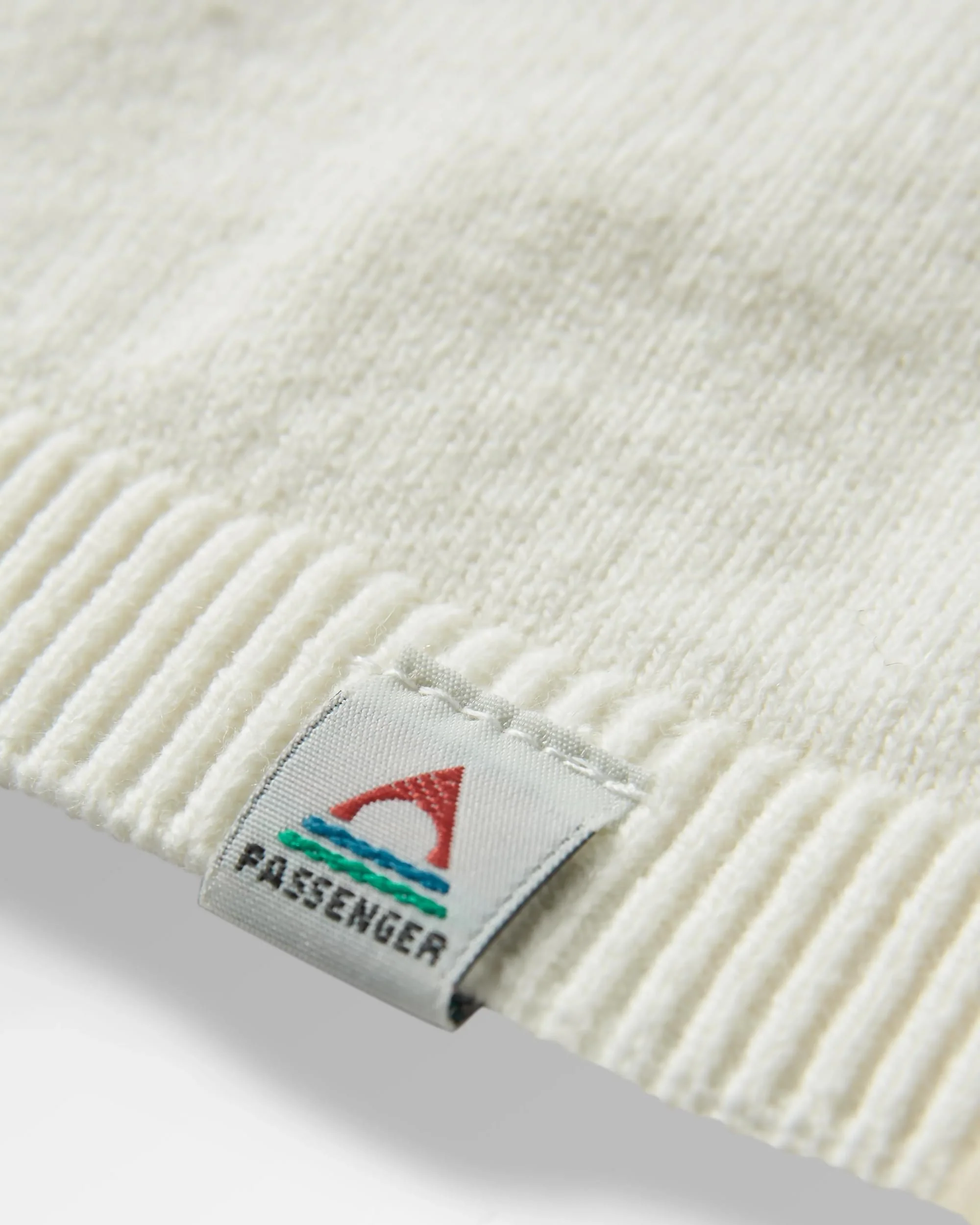 Migrate Organic Knitted Jumper - Green spruce stripe - Image 6