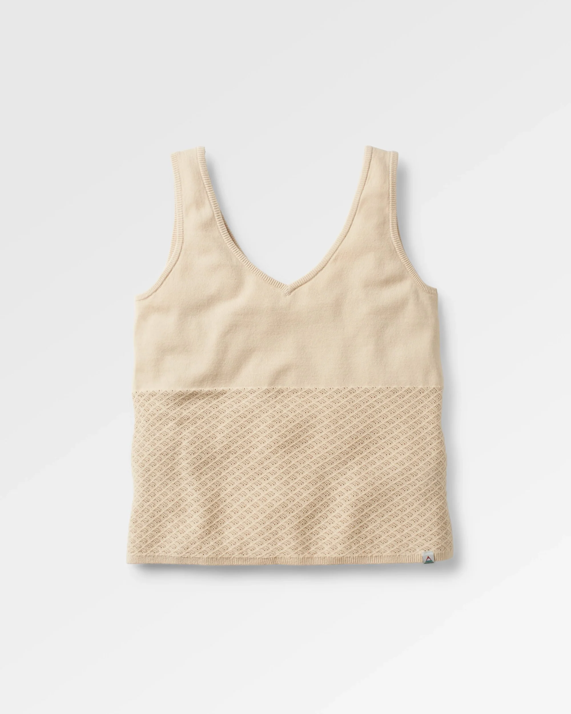 Migrate Organic Knitted Vest - Oat - Image 2