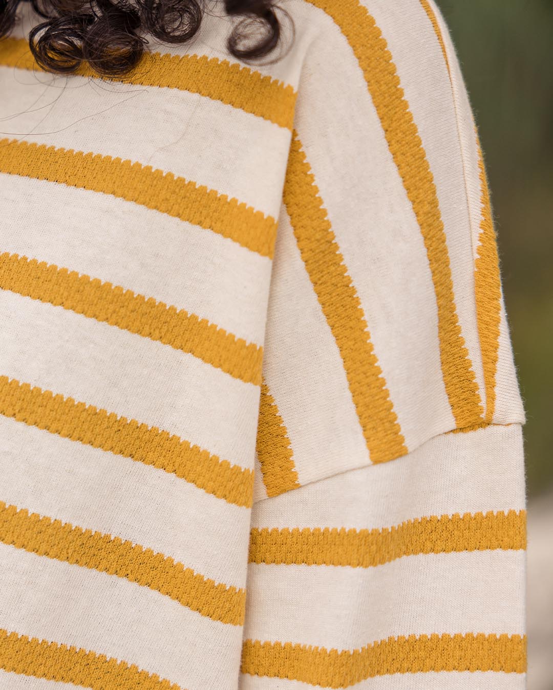 Misty Stripe LS T-Shirt - Honey - Image 3