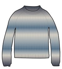 Mountainside Mock Neck Knitted Jumper - Multi Grey - Image 7