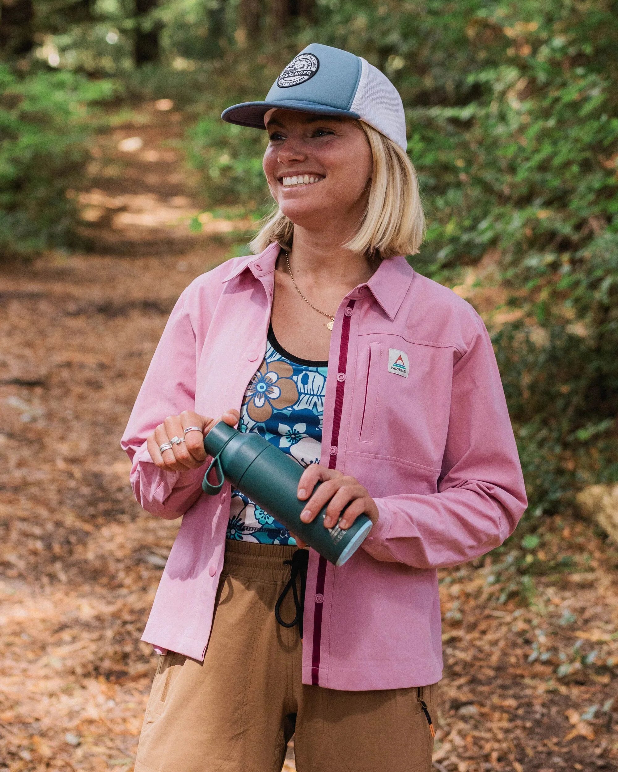 Navigate Stretch Shirt - Pink Haze