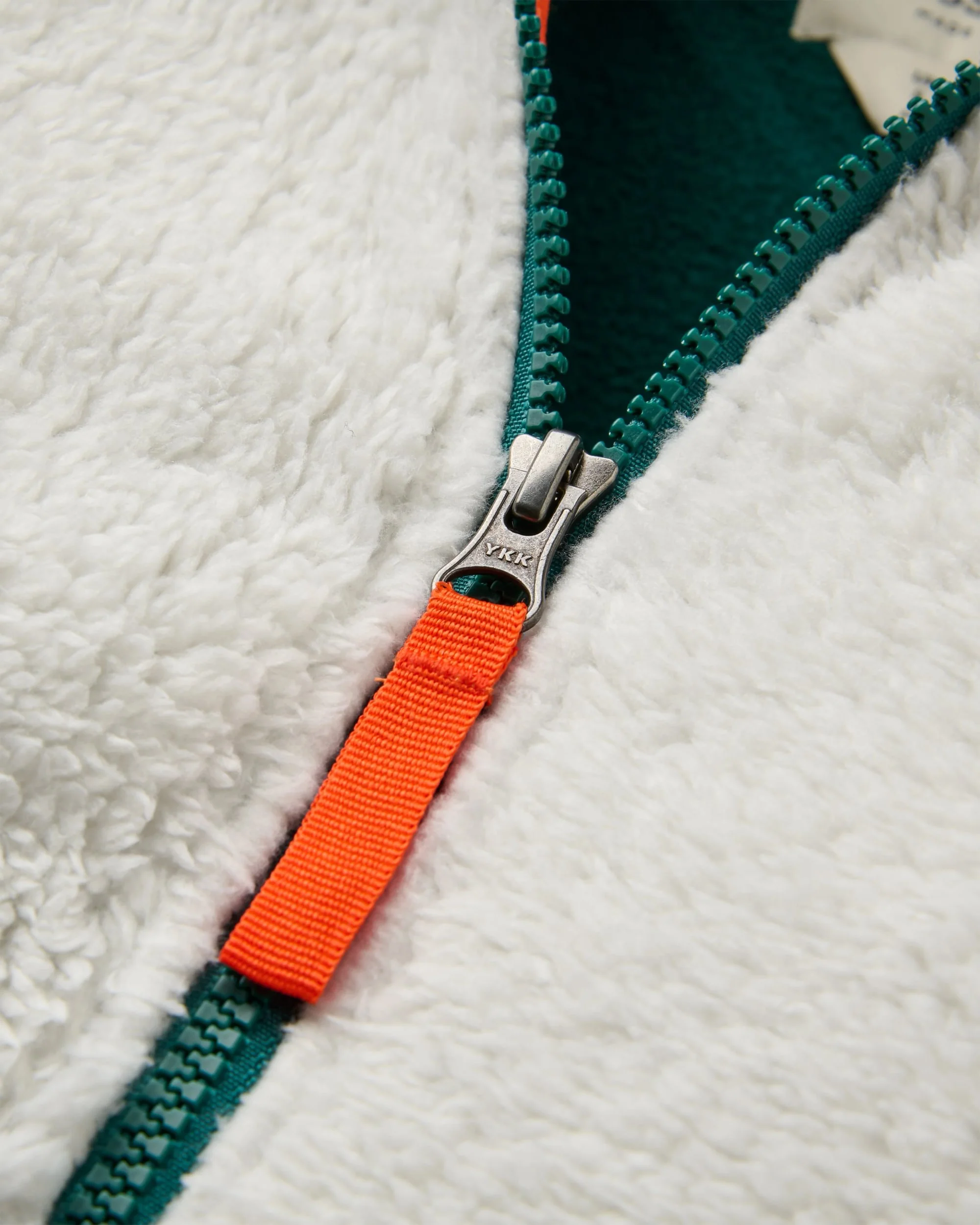 Nestling Polar-Lined Sherpa Fleece - Grey Dawn/Rain Forest - Image 5