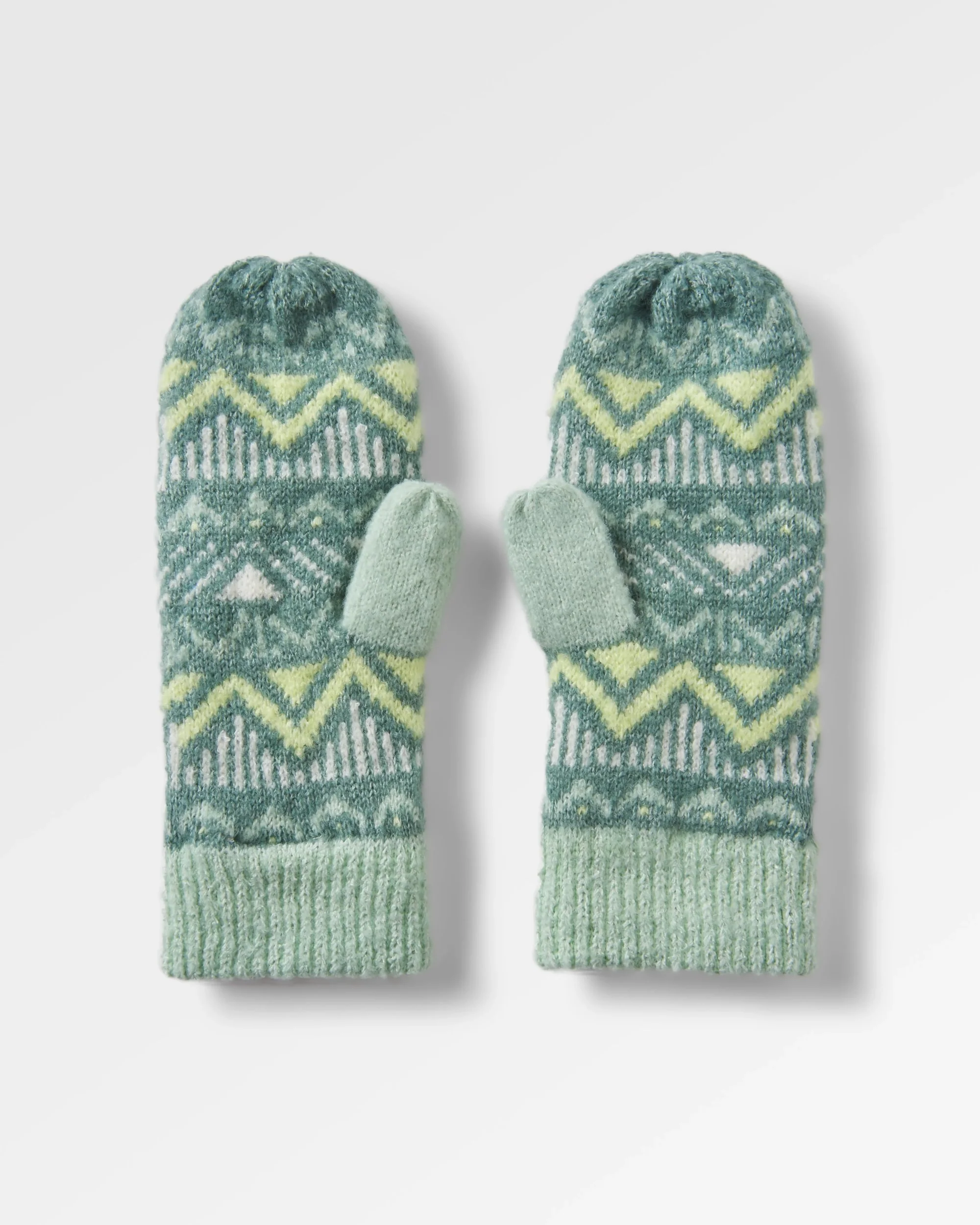 Nettle Fleece Lined Mittens - Arctic - Image 3