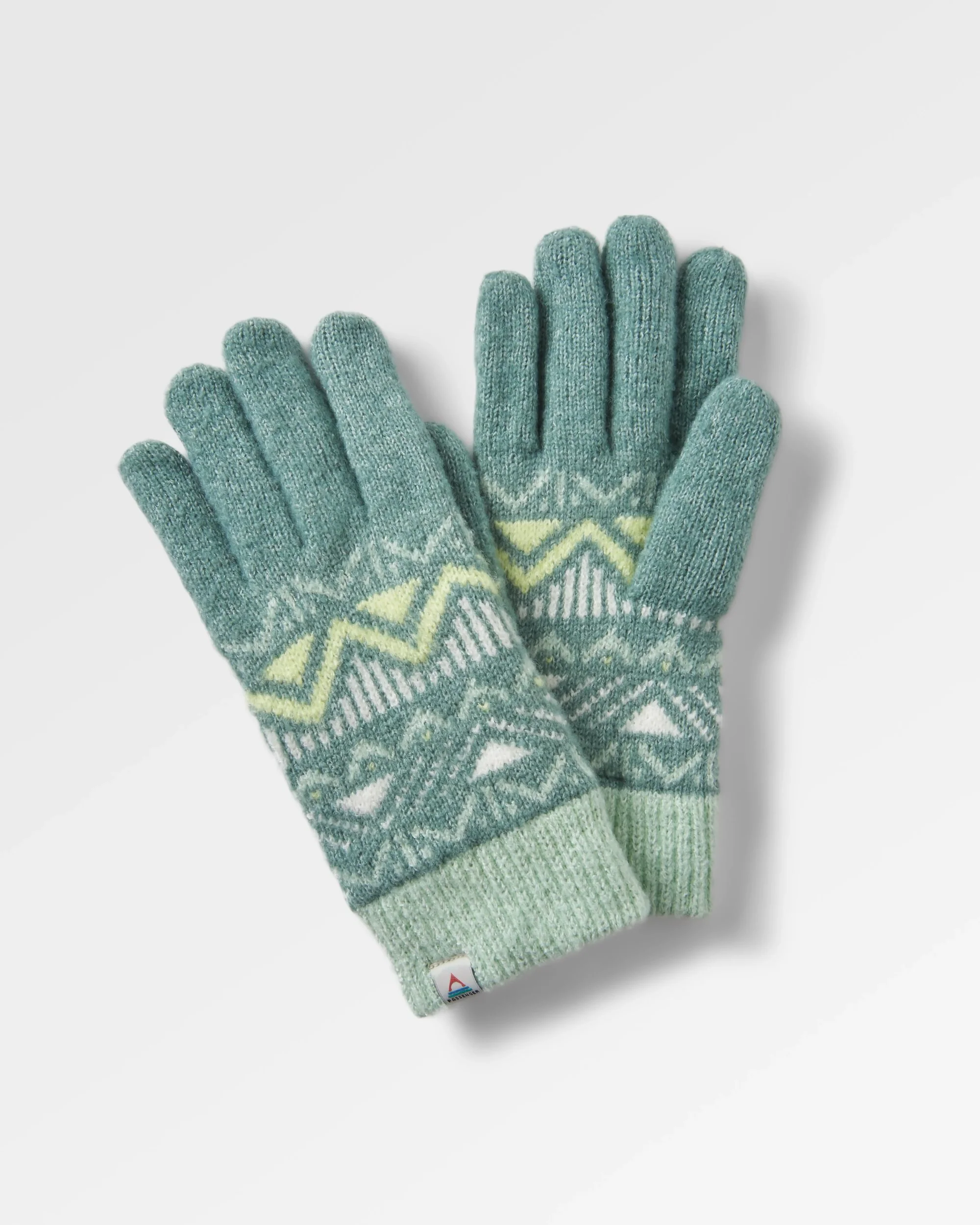 Nettle Knitted Gloves - Arctic