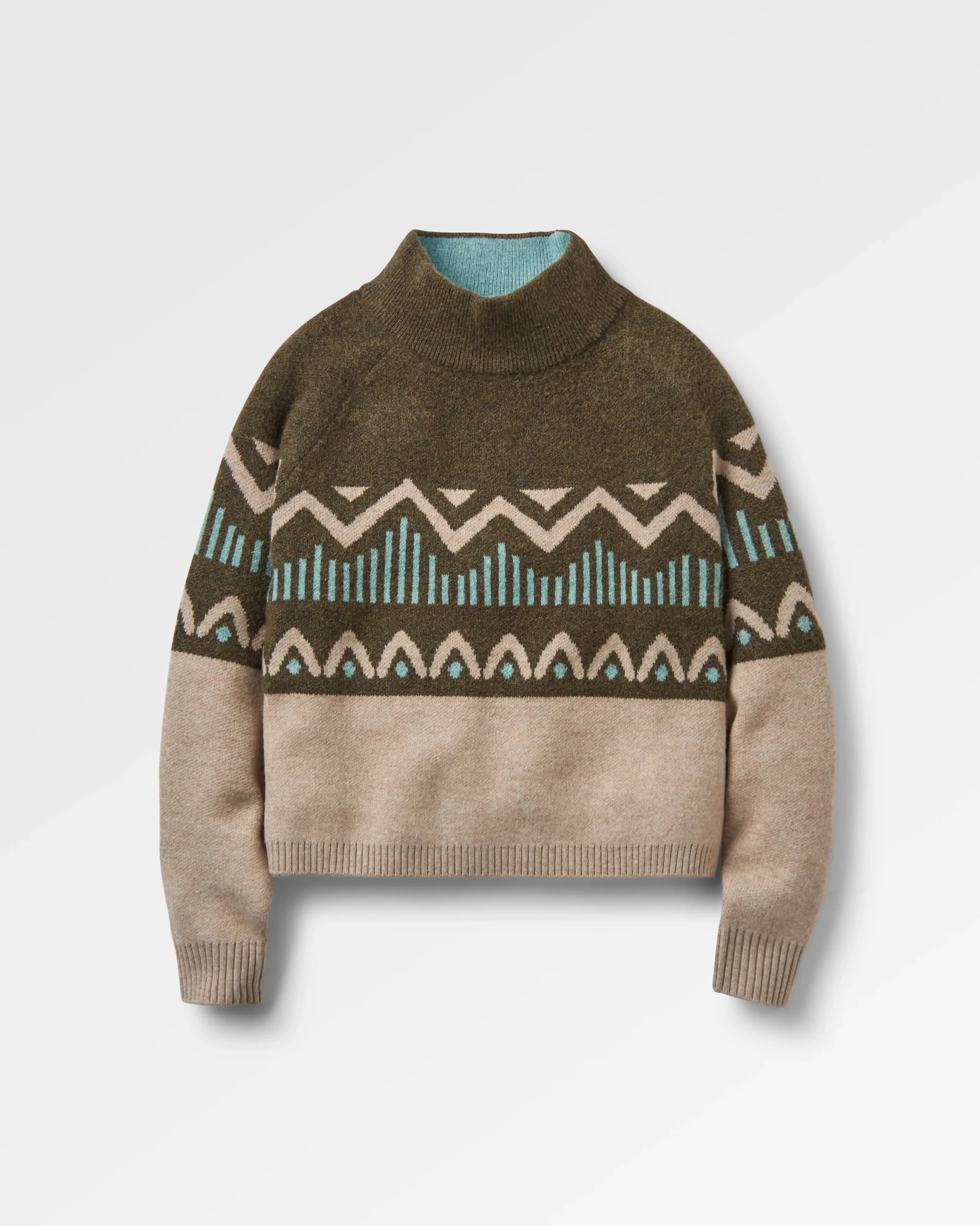 Nettle Knitted Jumper - Khaki