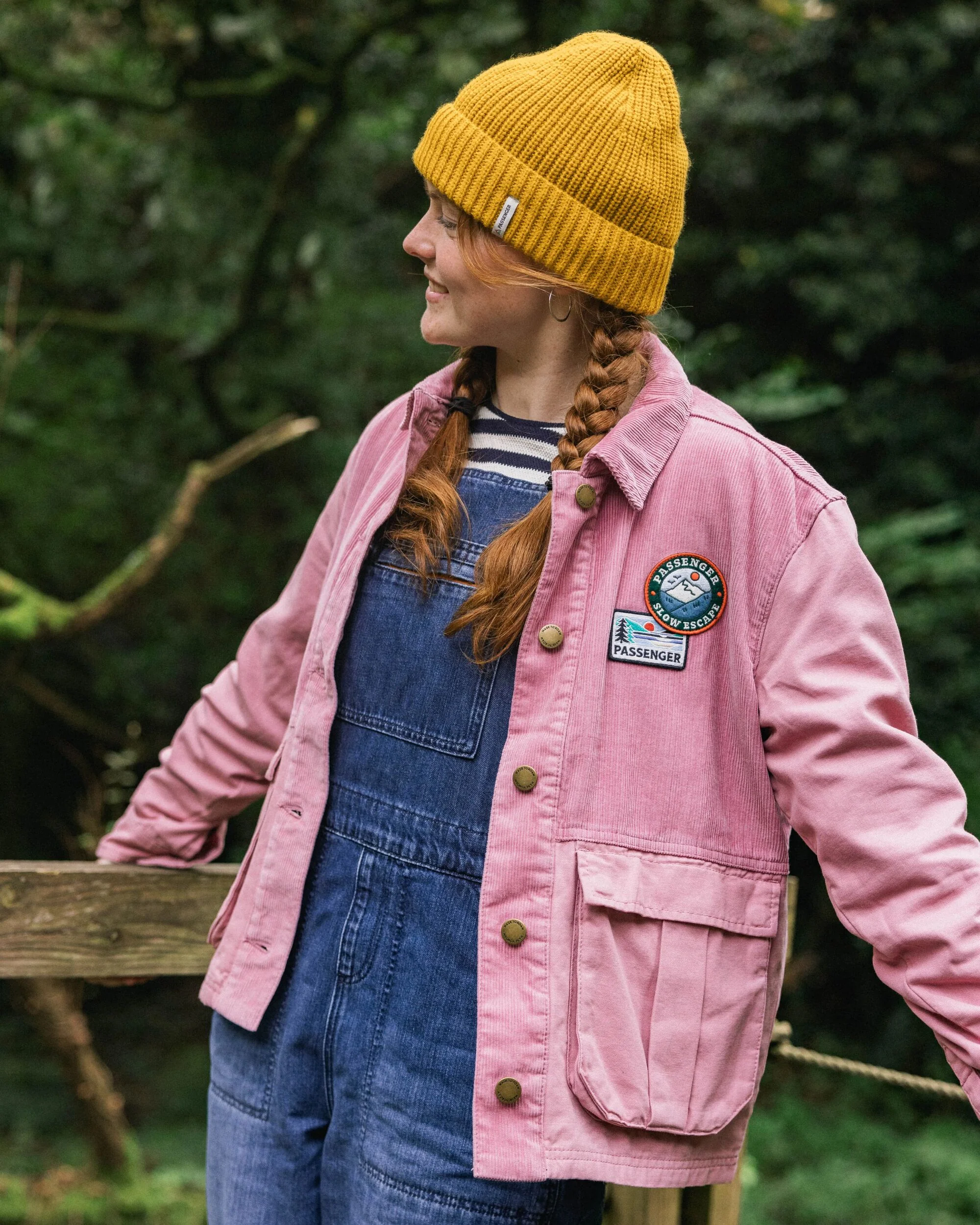 Nomad Corduroy Overshirt - Pink Haze