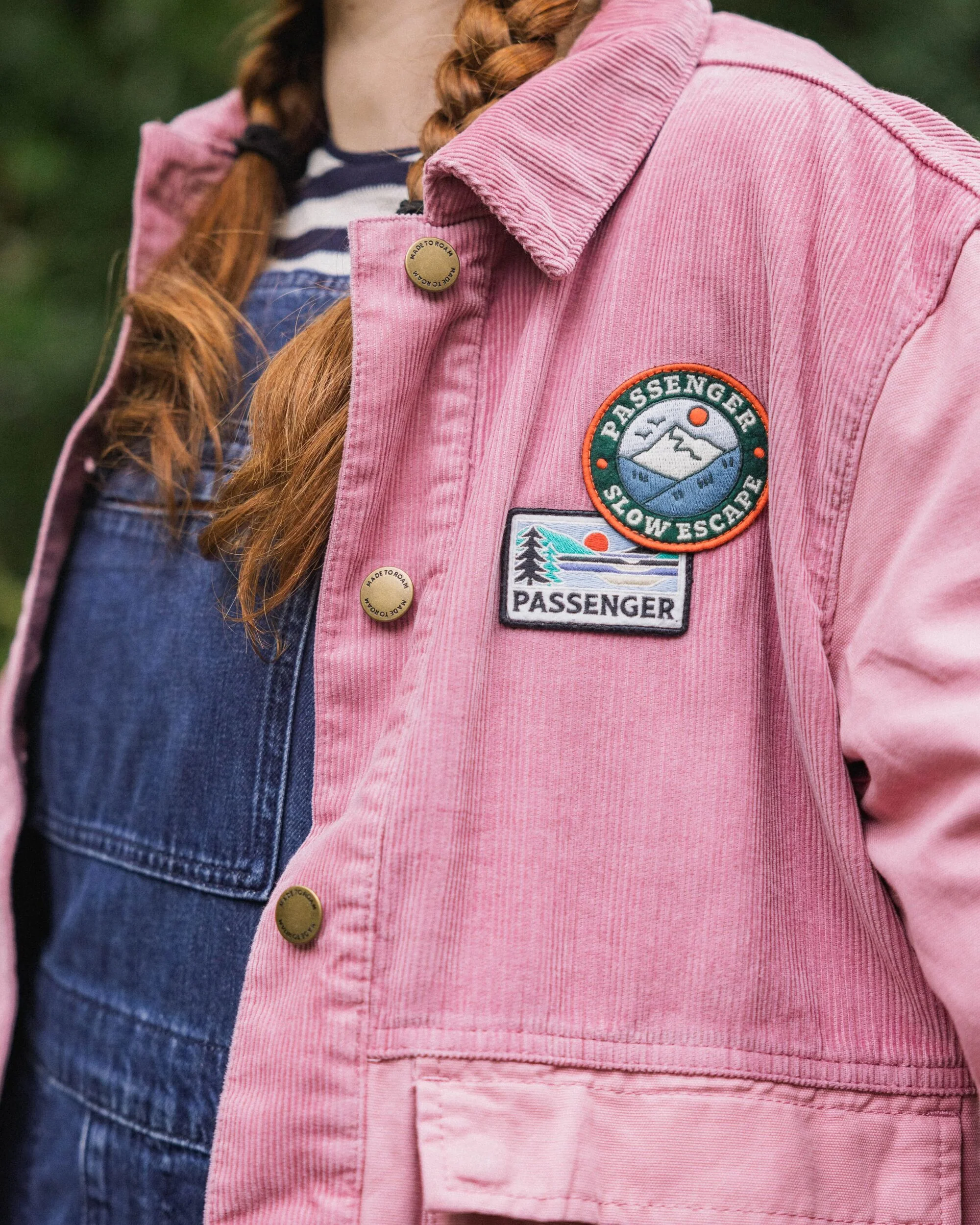 Nomad Corduroy Overshirt - Pink Haze - Image 3