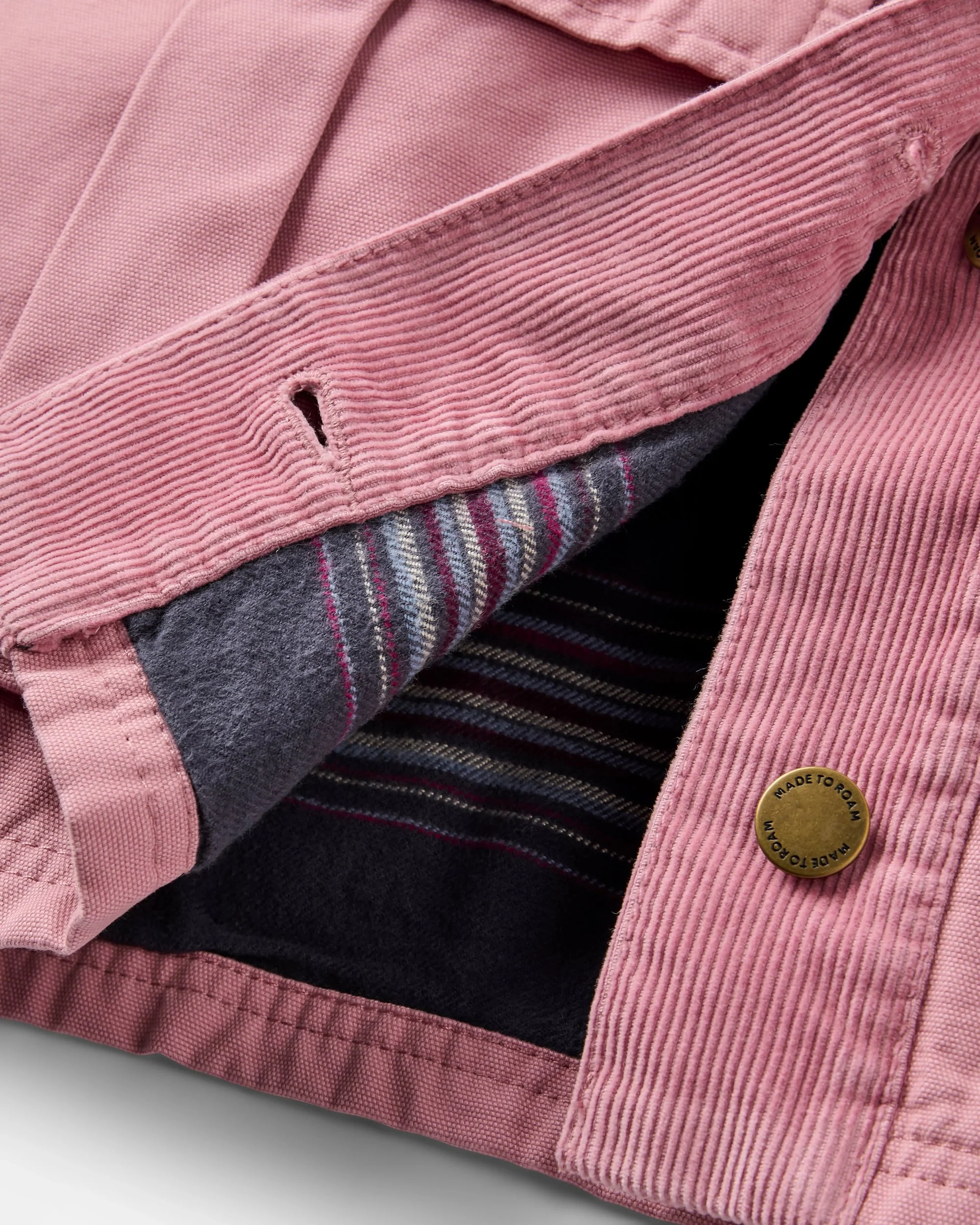 Nomad Corduroy Overshirt - Pink Haze - Image 8