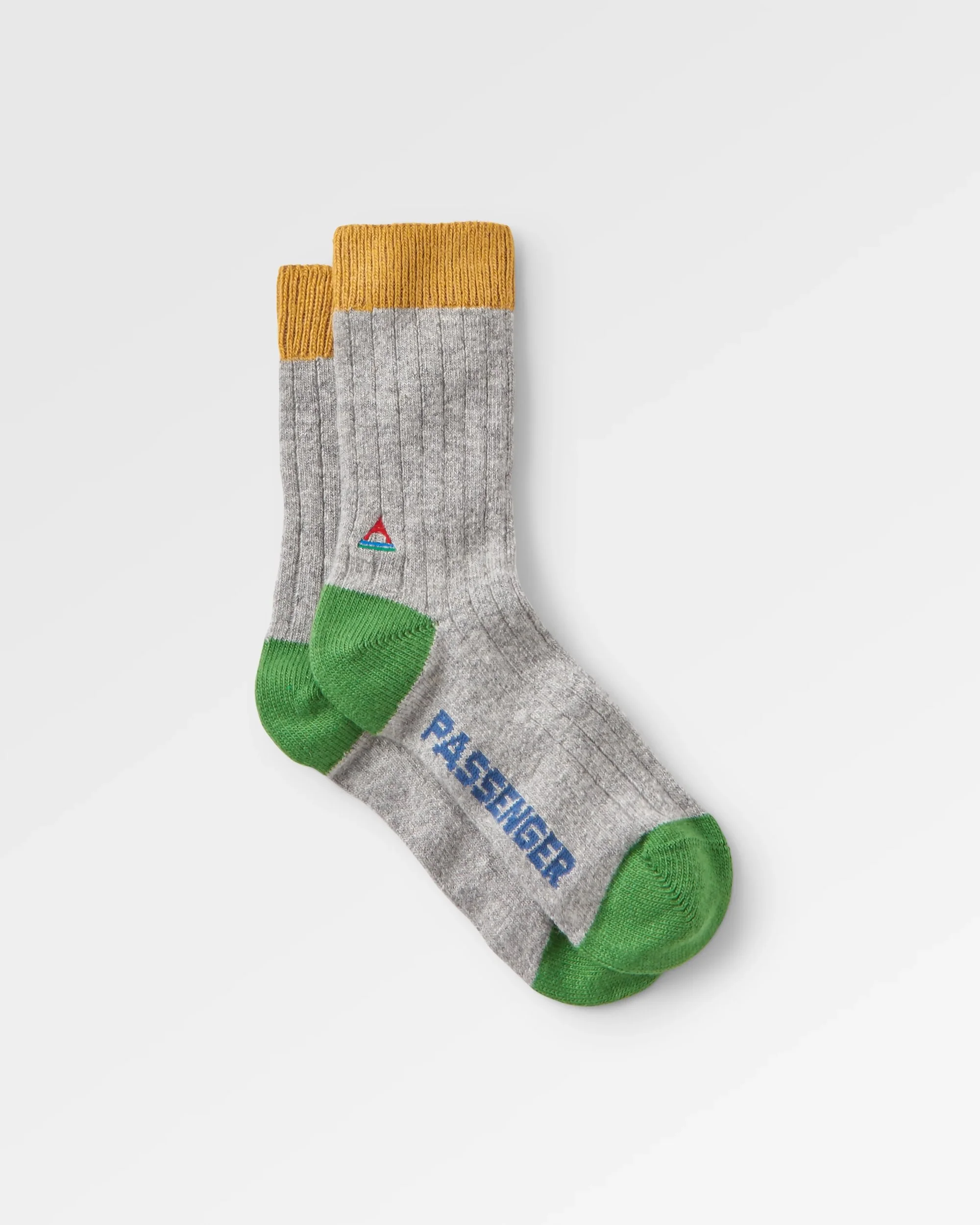Noosa Crew Socks - Grey Marl