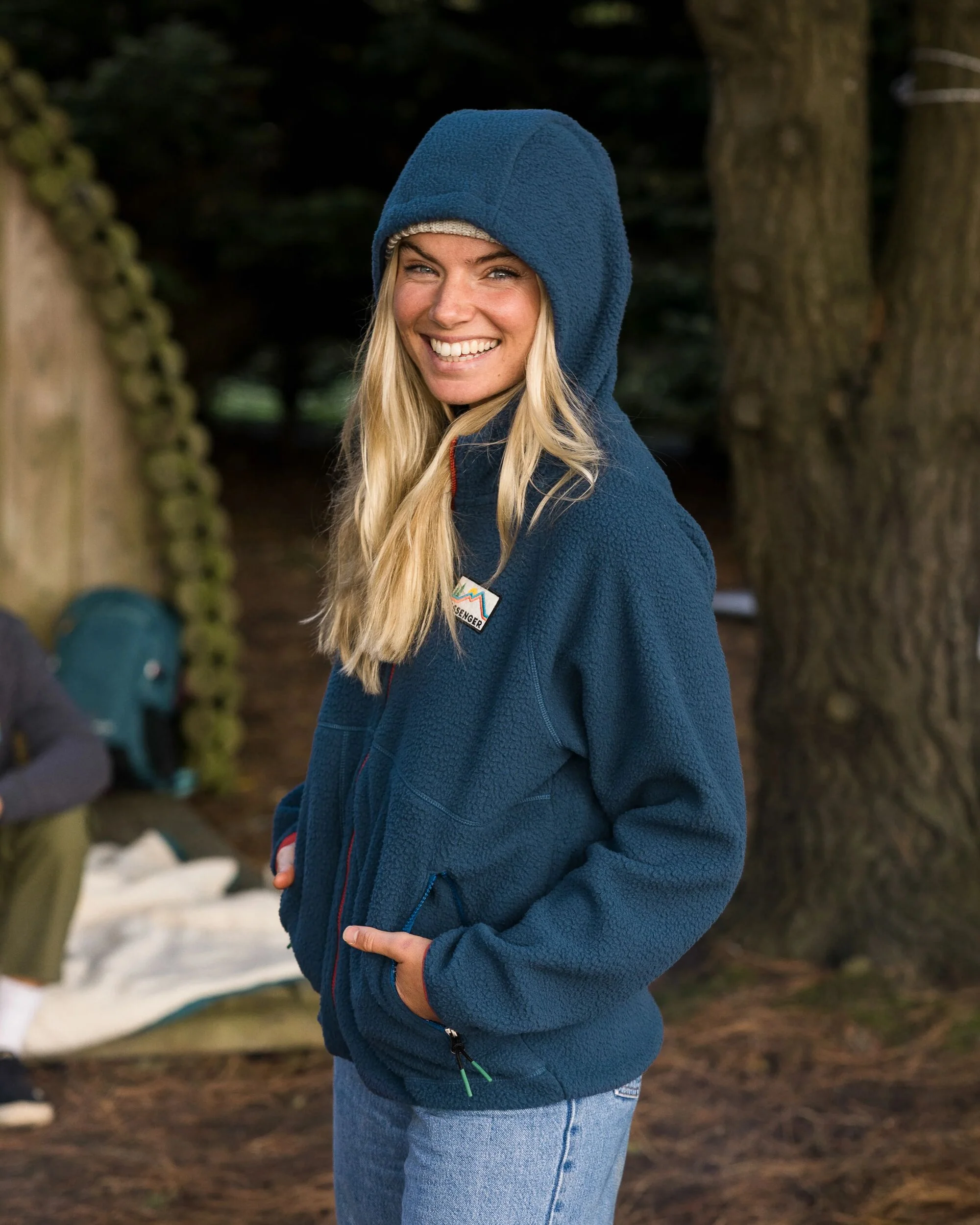 North Coast Full Zip Sherpa Fleece - Dark Denim - Image 5