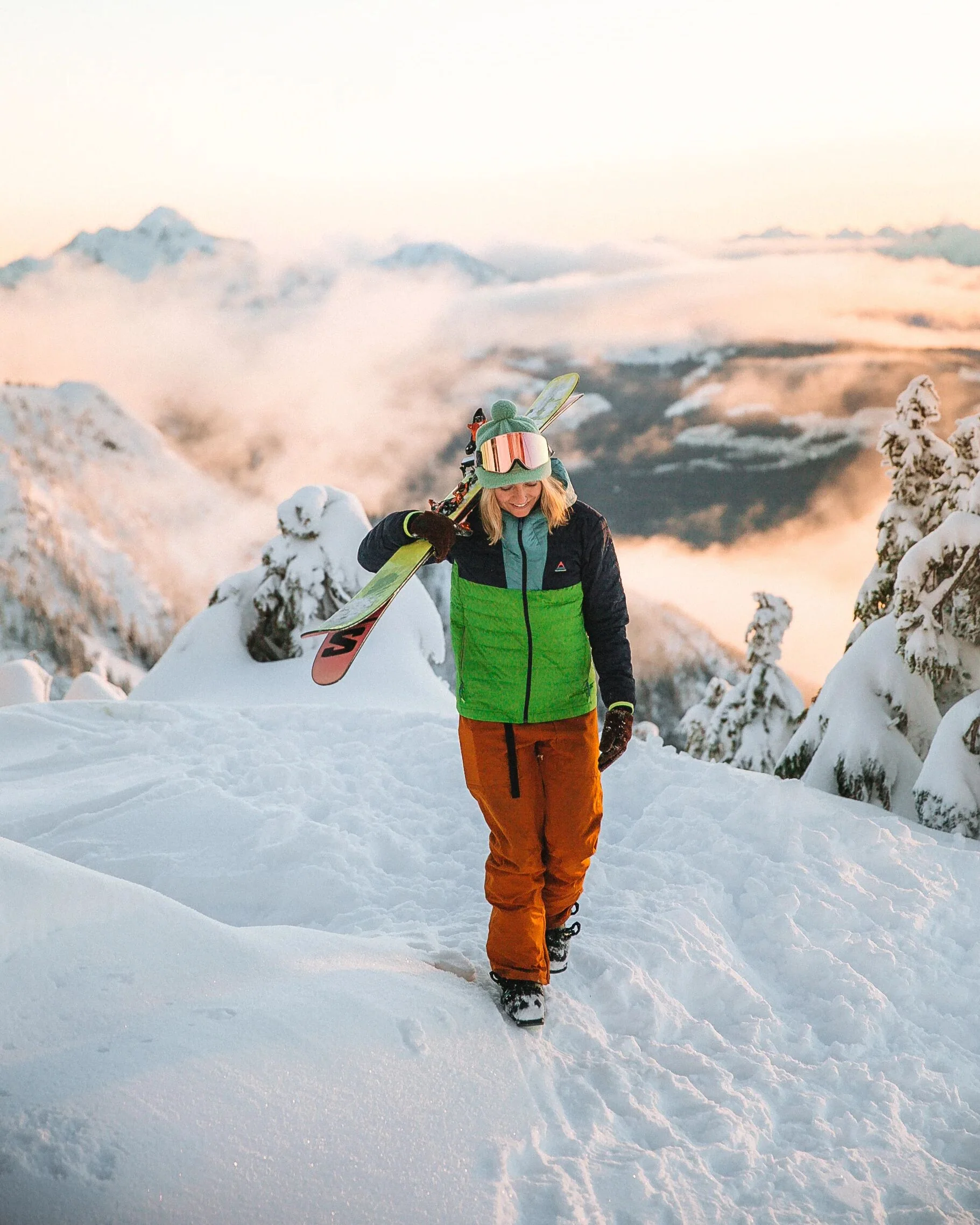 Northstar Down Jacket - Rich Navy/Pear Green/Arctic - Image 4