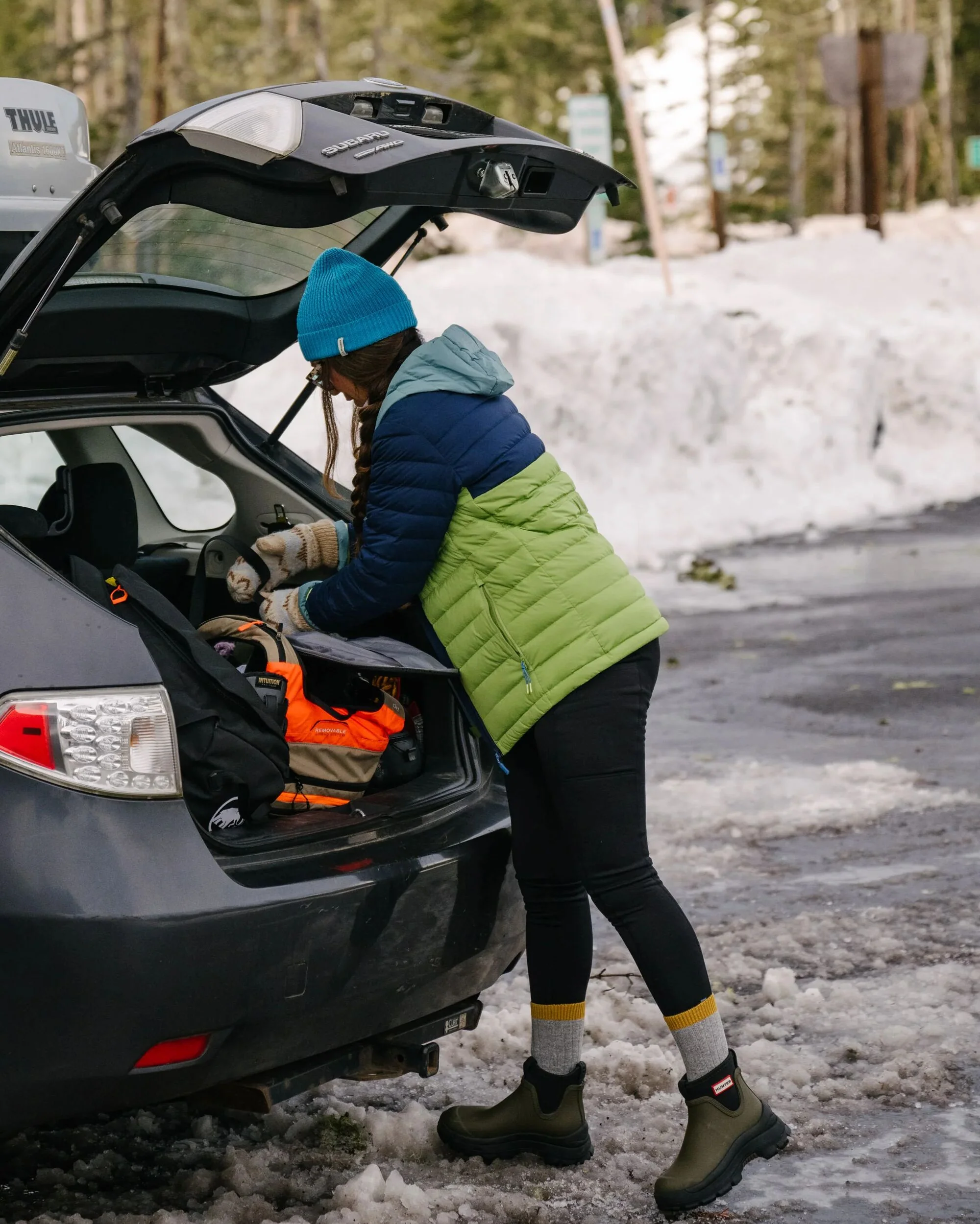 Northstar Down Jacket - Rich Navy/Pear Green/Arctic - Image 5