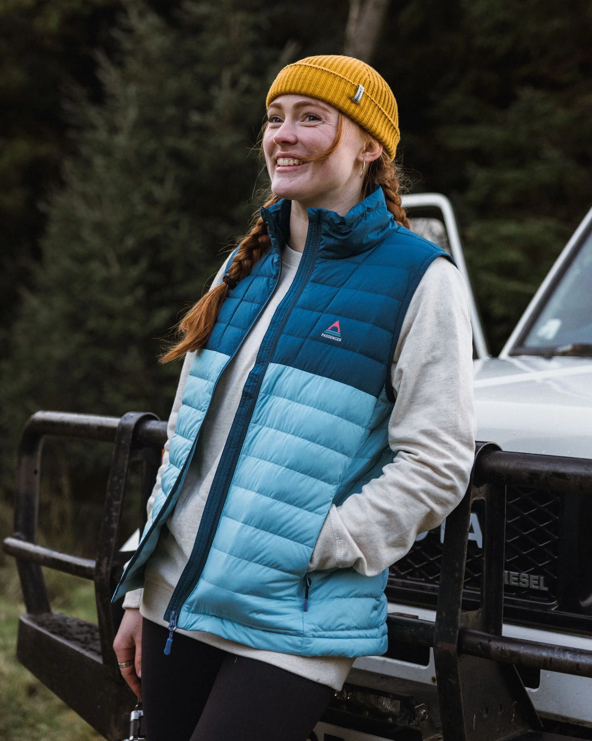 Northstar Down Gilet - Retro Blue/Tidal Blue