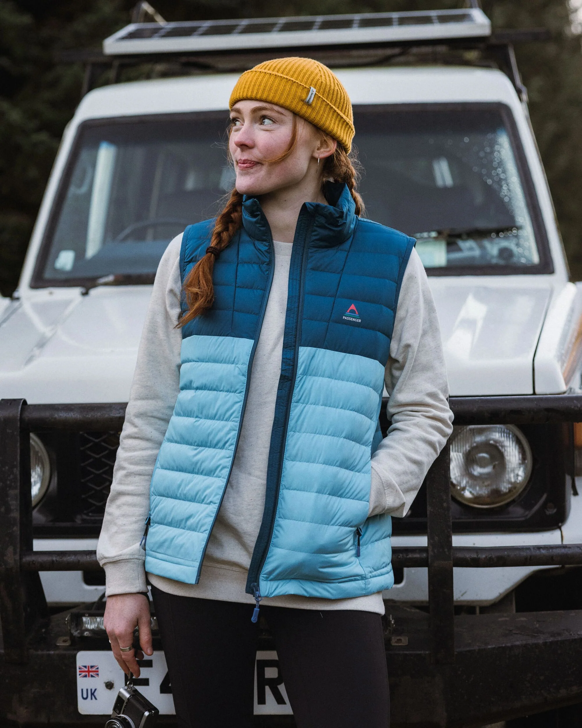 Northstar Down Gilet - Retro Blue/Tidal Blue - Image 3