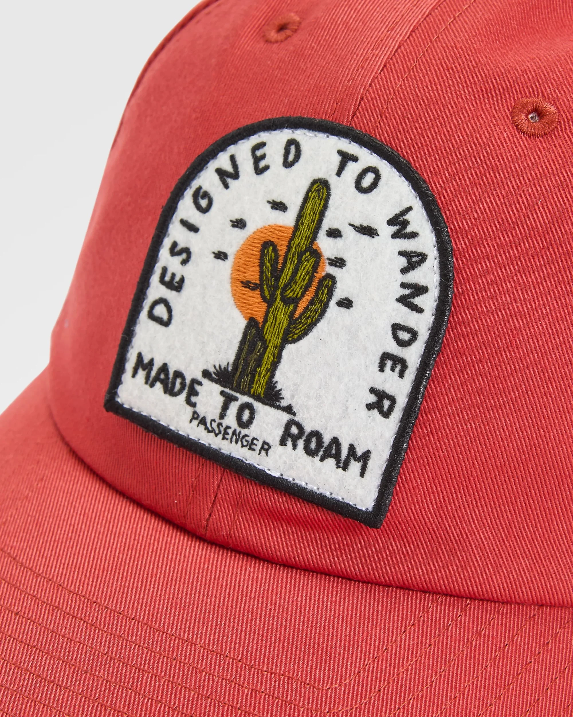Oakash 6 Panel Cap - Redwood - Image 3