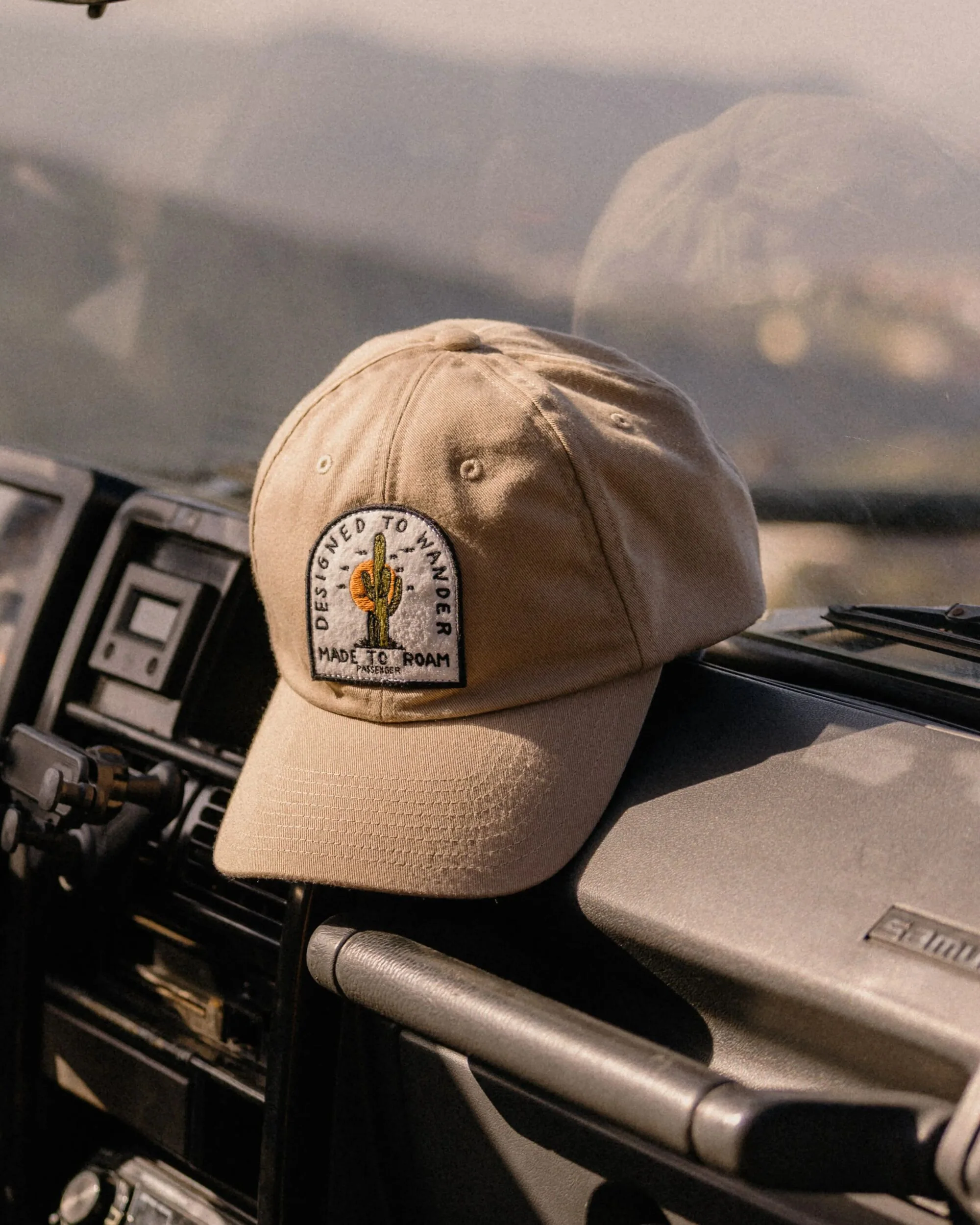Oakash 6 Panel Cap  - Simply Taupe - Image 2