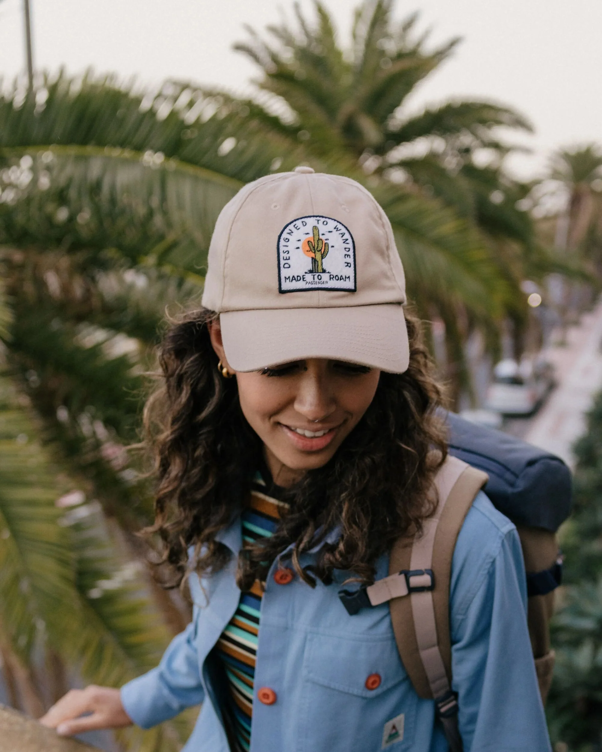Oakash 6 Panel Cap  - Simply Taupe - Image 3