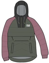 Ocean Insulated Anorak - Dusty Olive - Image 13